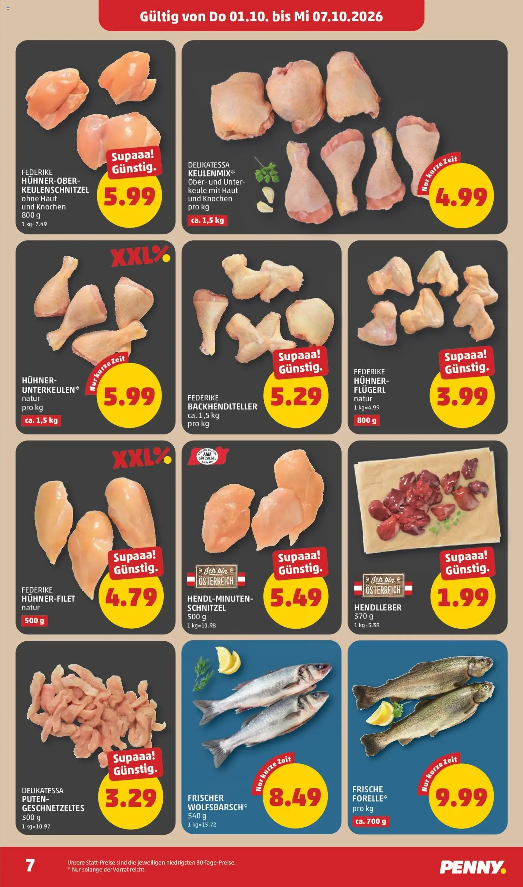Penny Markt - Flugblatt - Gültiger Prospekt ab 01.10.2026, Seite 7 von insgesamt 32