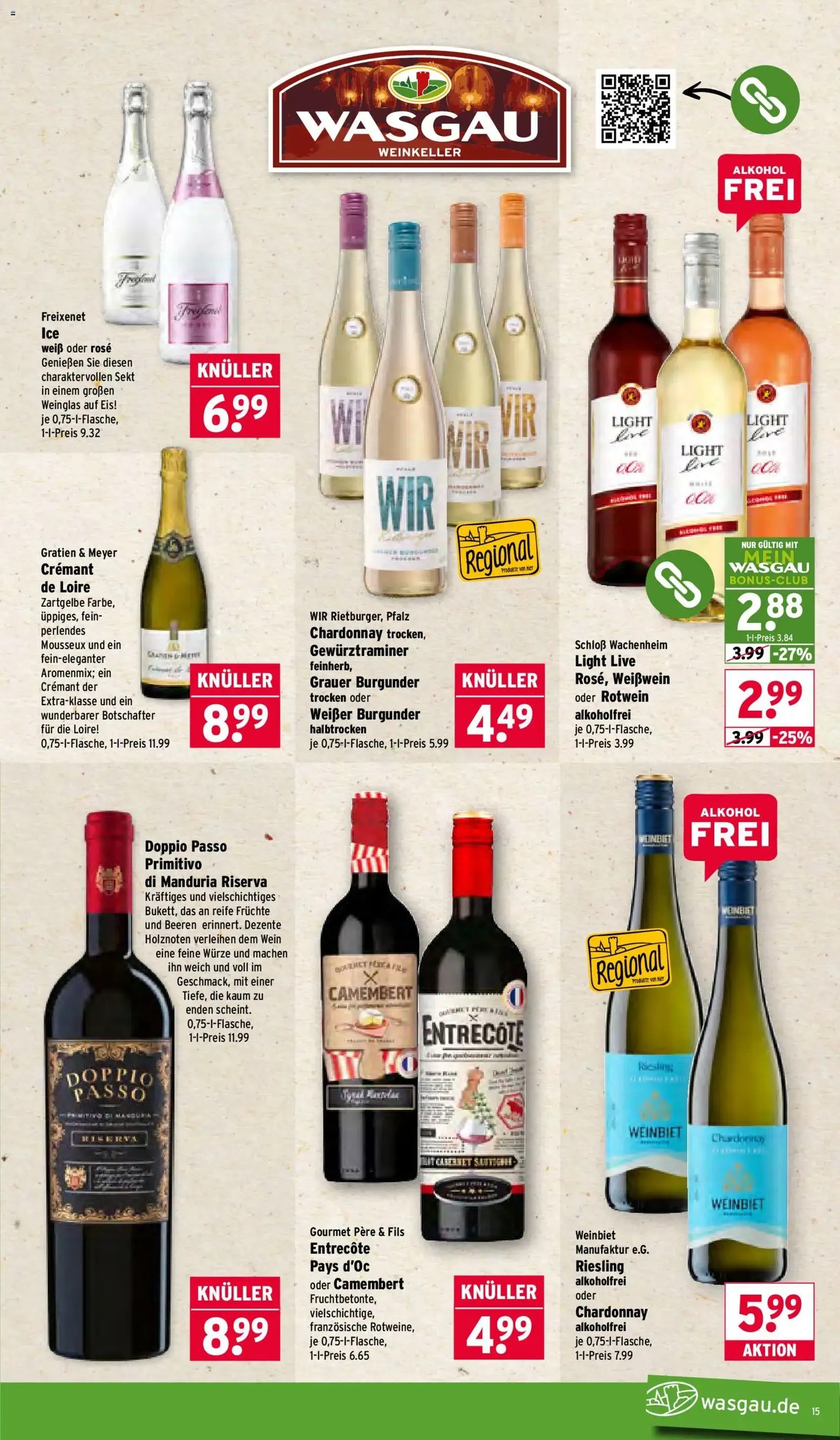 Wasgau Prospekt - Gültiger Prospekt ab 05.01.2026, Seite 15 von insgesamt 24