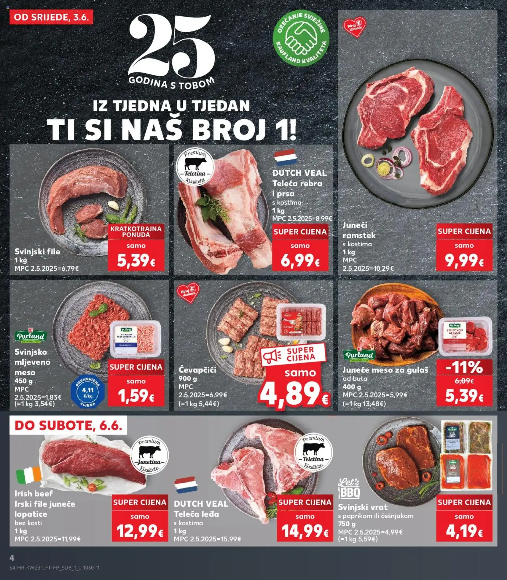 Kaufland HR akciós újság - 2026.06.03. érvényes szórólap 4 oldal 32 oldalból