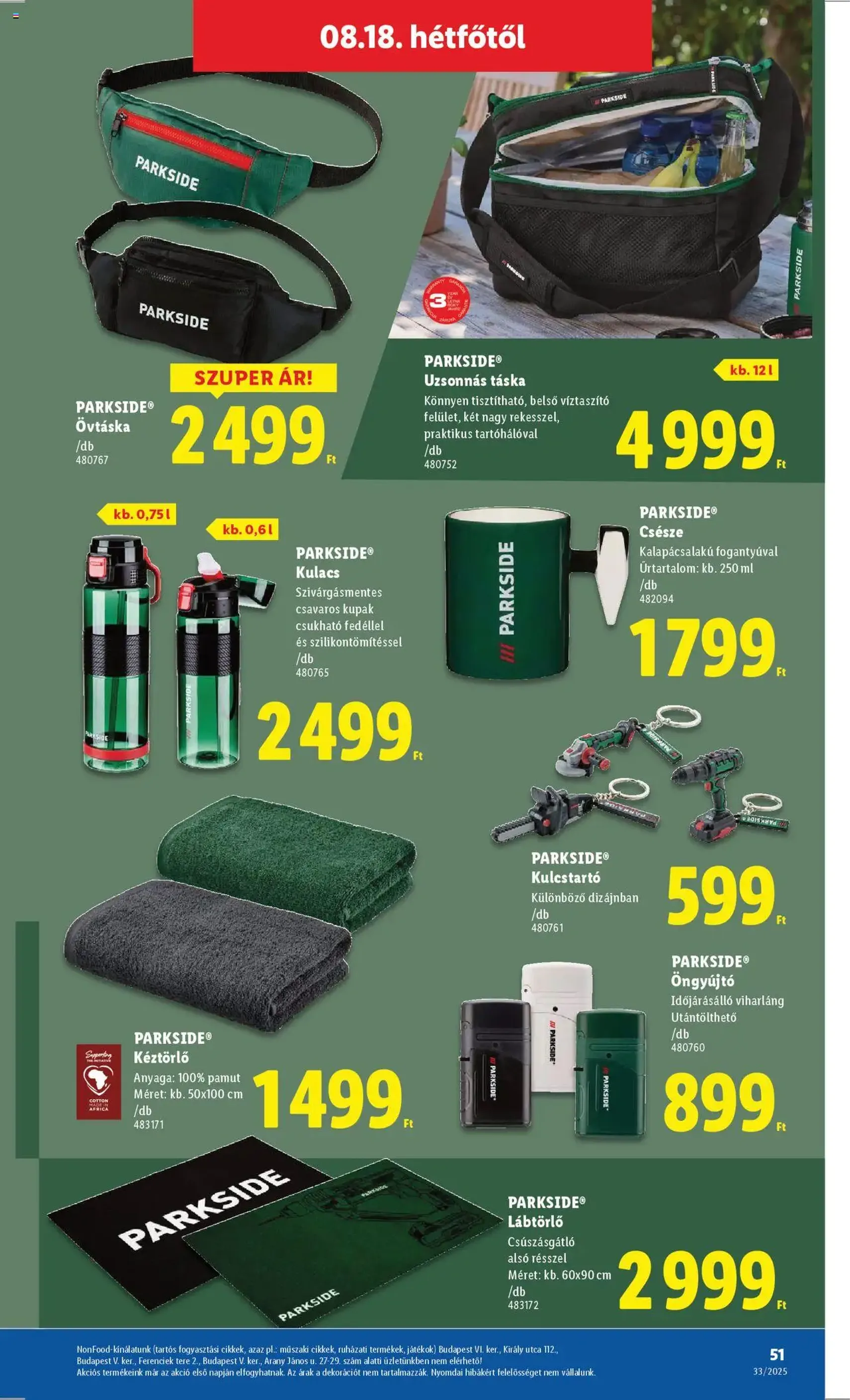 Lidl Akciós újság - 2025.08.14. érvényes szórólap 51 oldal 64 oldalból