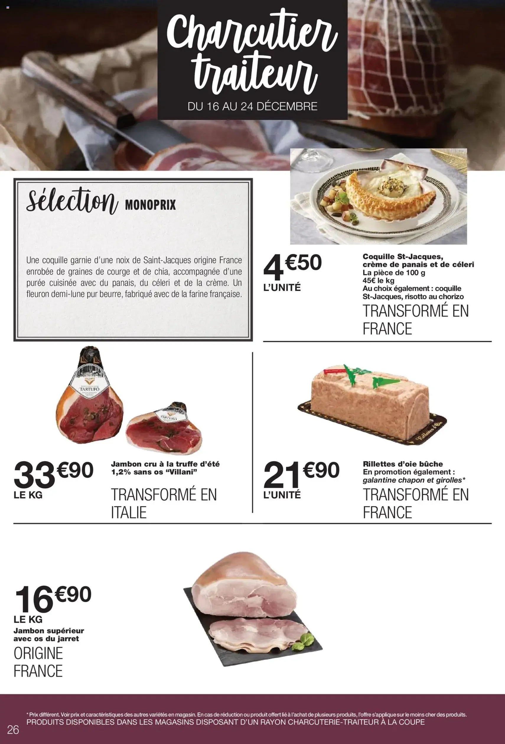 Monoprix catalogue - brochure valable à partir du 16/12/2025, page 26 sur 71