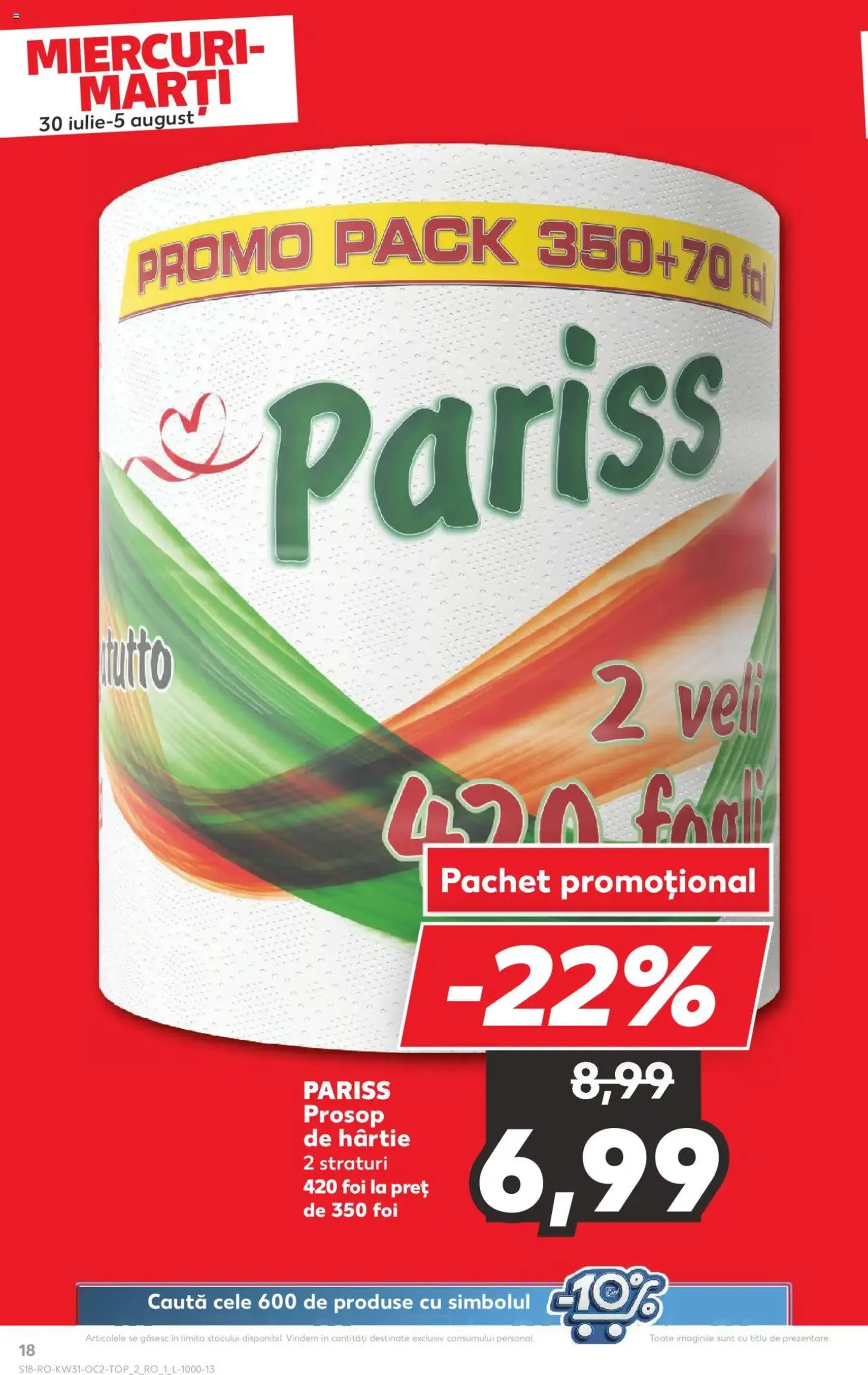 Kaufland RO - București - 2025.07.30. érvényes szórólap 18 oldal 68 oldalból Kaufland RO - București - 2025.07.30. érvényes szórólap 18 oldal 68 oldalból