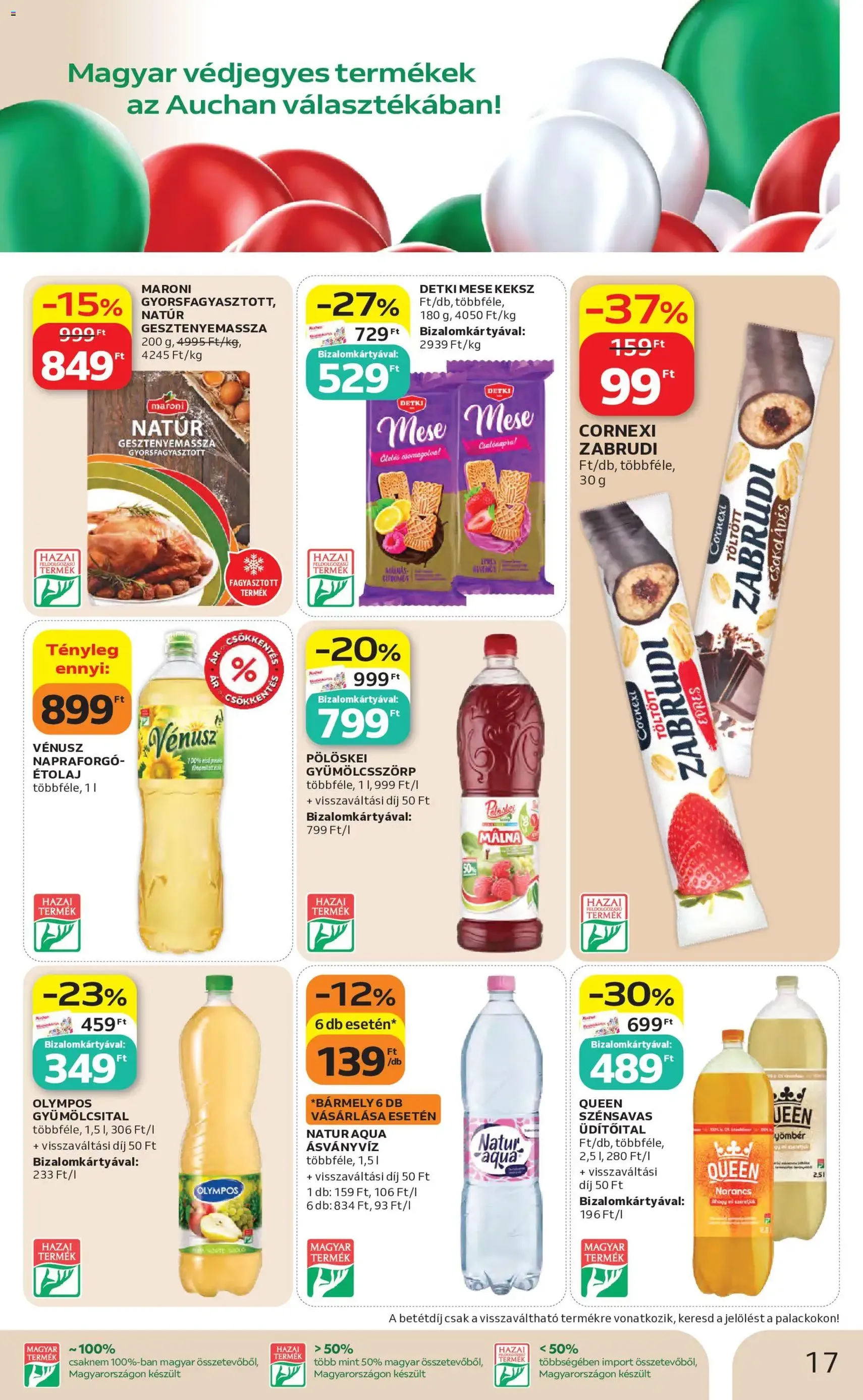 Auchan akciós újság - 2026.05.07. érvényes szórólap 17 oldal 60 oldalból