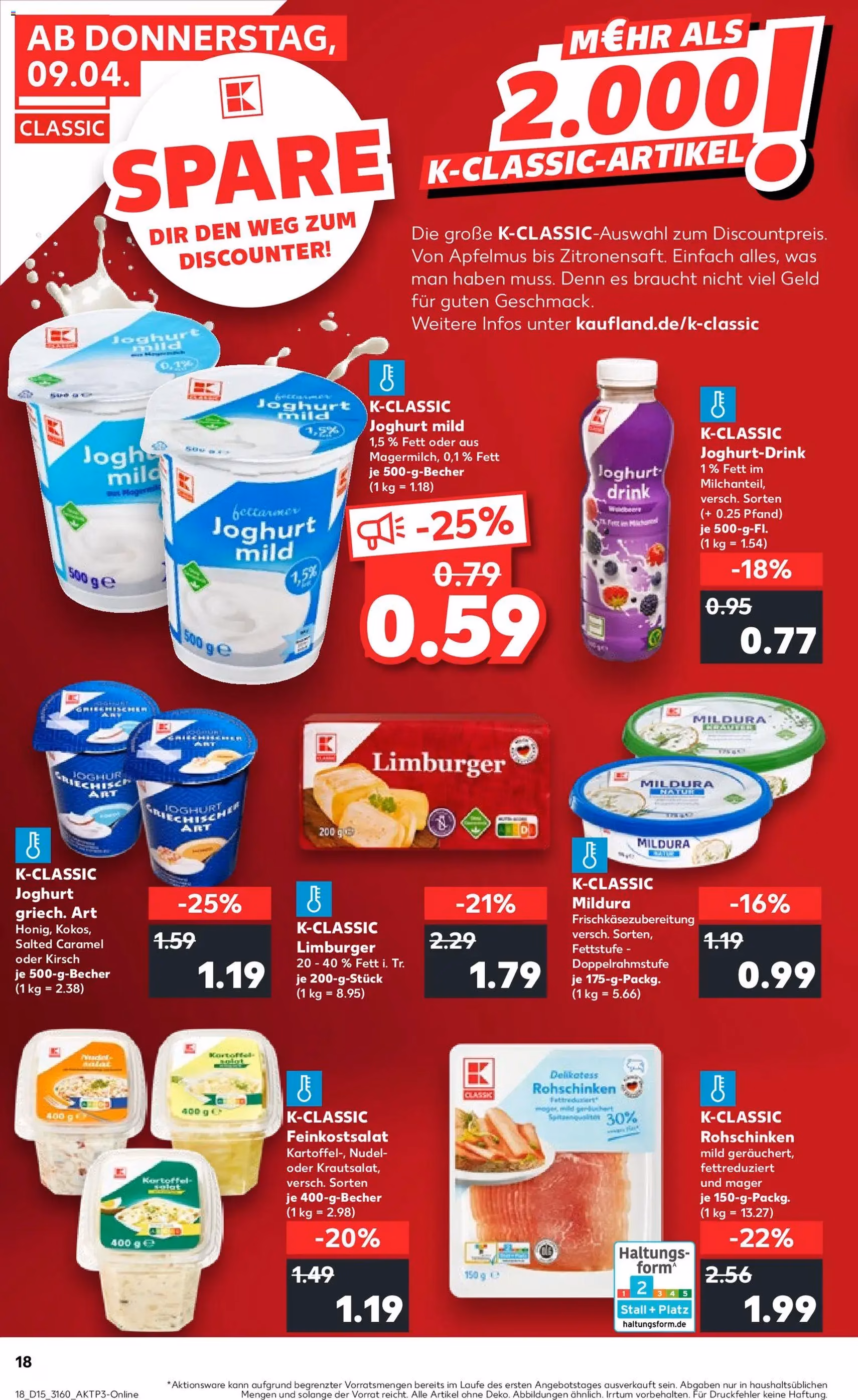 Kaufland Prospekt - Gültiger Prospekt ab 09.04.2026, Seite 18 von insgesamt 58
