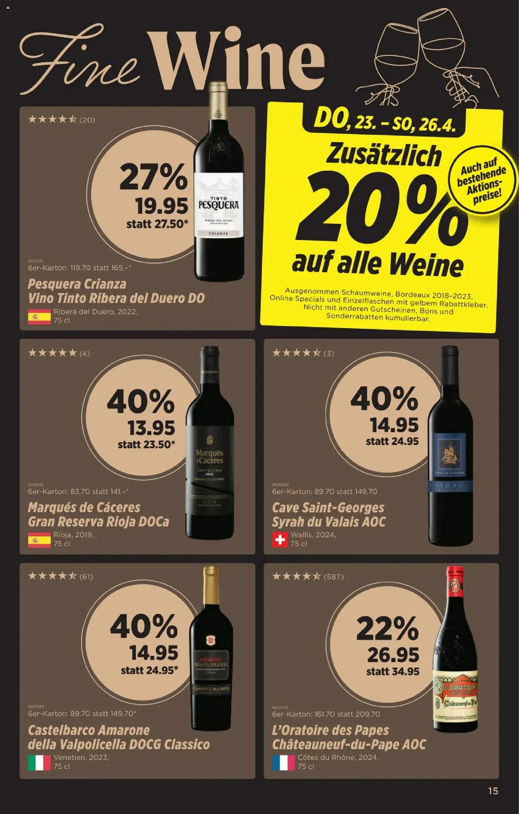 Denner aktionen - Gültiger Prospekt ab 23.04.2026, Seite 15 von insgesamt 22