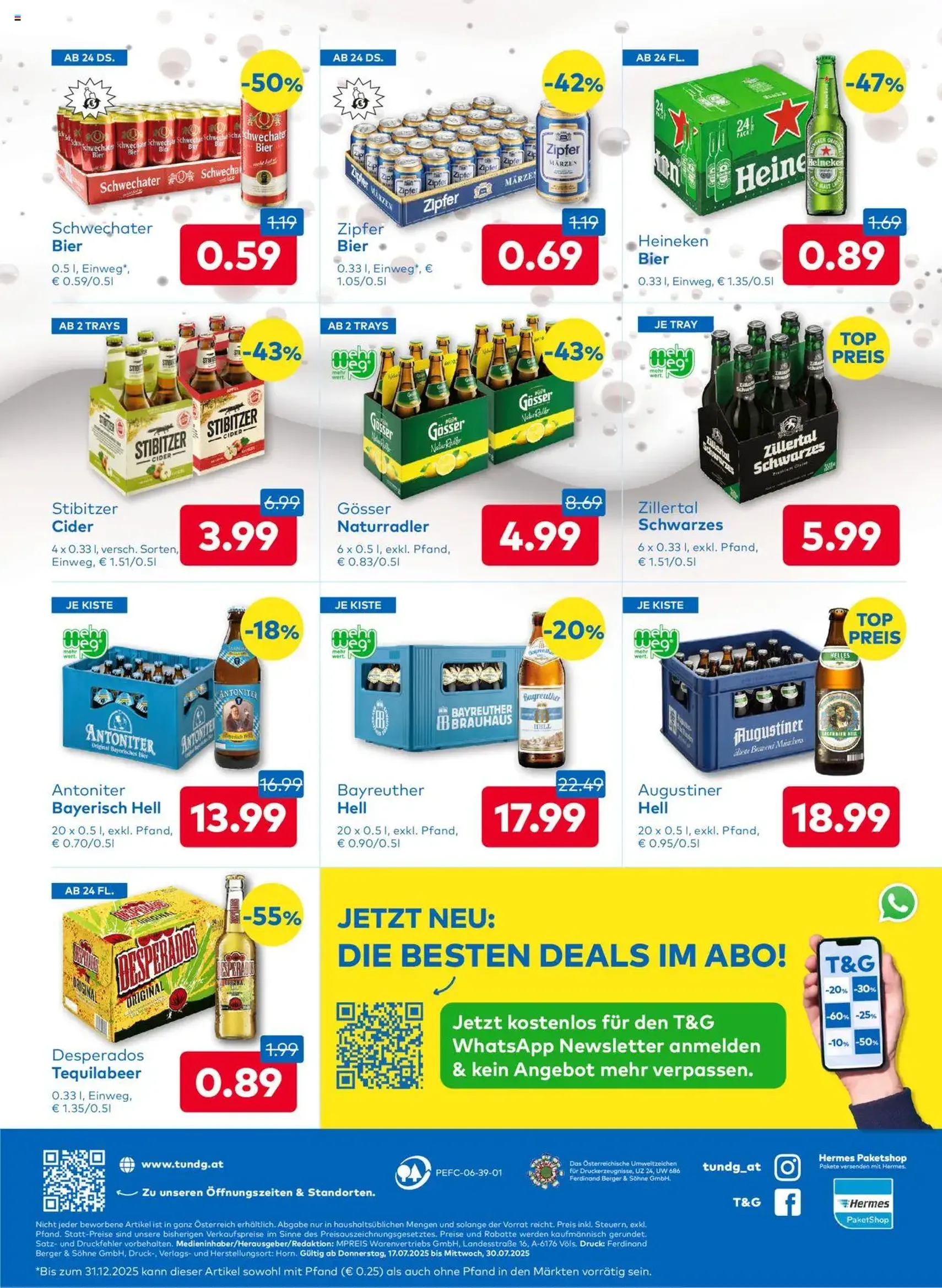 T&G Flugblatt - Gültiger Prospekt ab 31.07.2025, Seite 8 von insgesamt 8