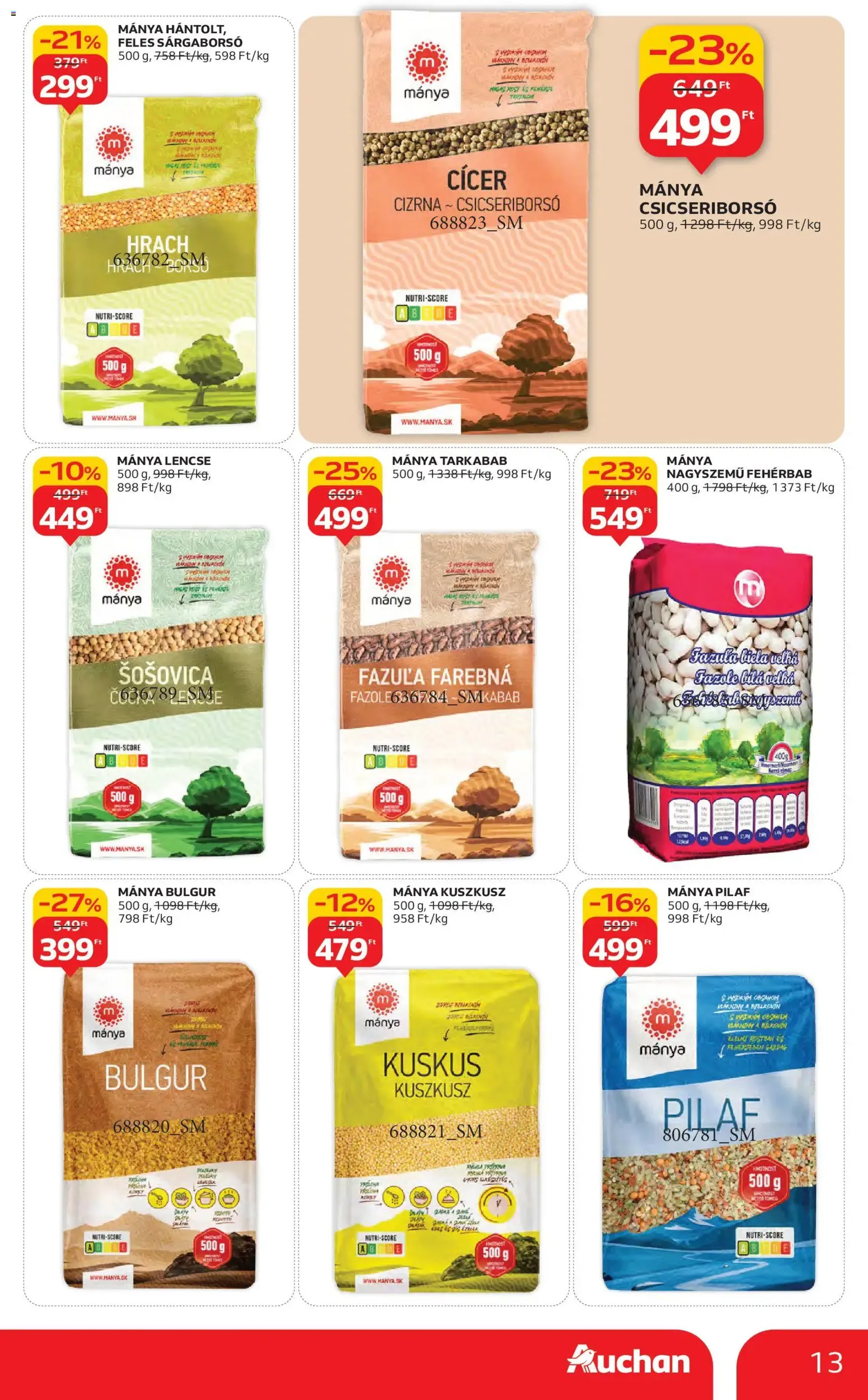 Auchan Akciós újság - 2025.11.06. érvényes szórólap 13 oldal 58 oldalból