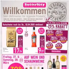 Sutterlüty Flugblatt - Prospekt Vorschau gültig ab 26.03.2026