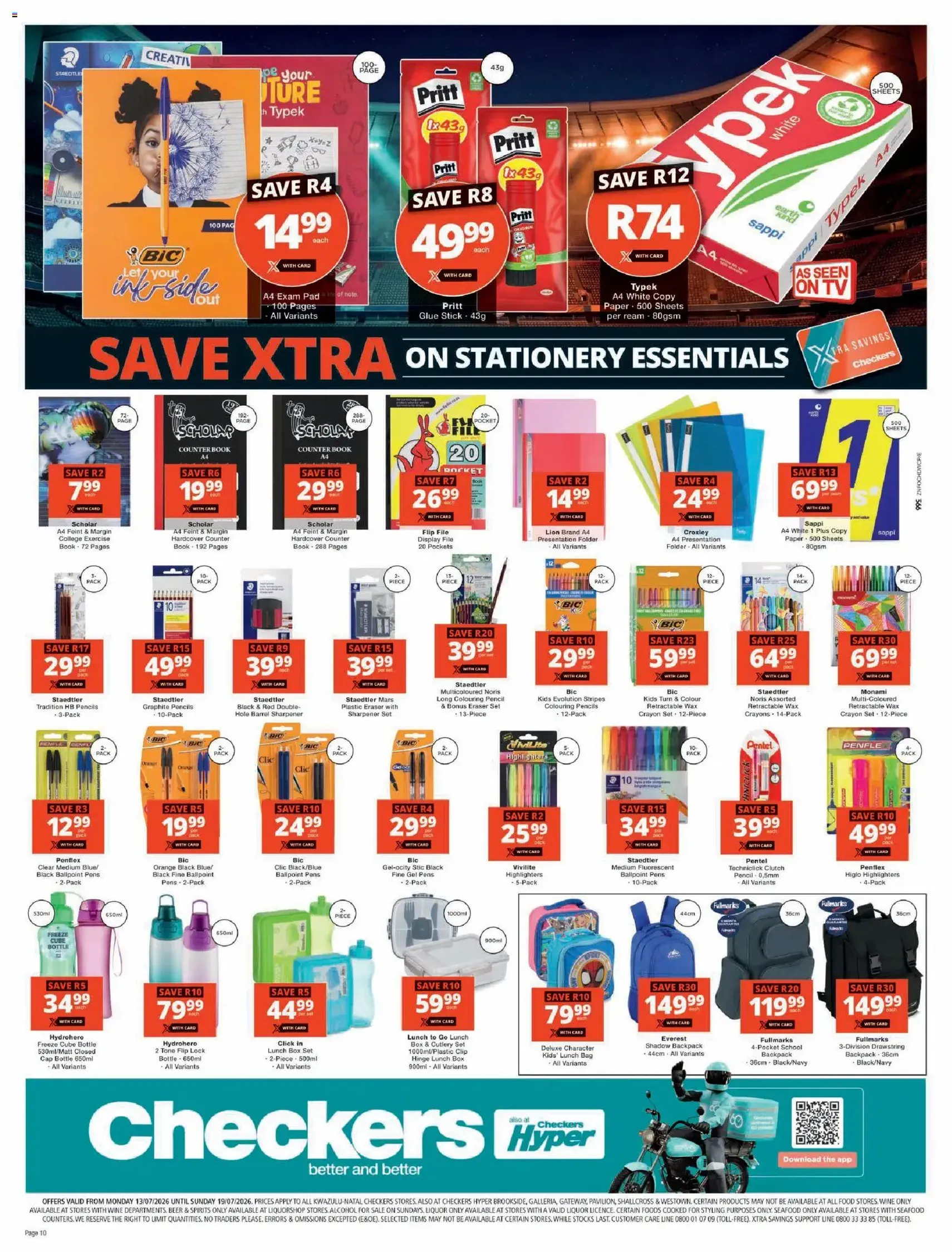 Checkers Specials - valid flyer from 13/07/2026, page 10 of 10