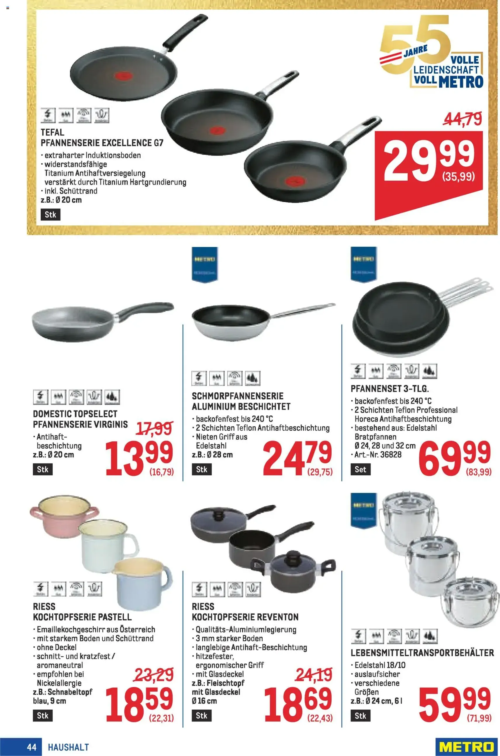Metro angebote Profi - Gültiger Prospekt ab 16.04.2026, Seite 44 von insgesamt 64