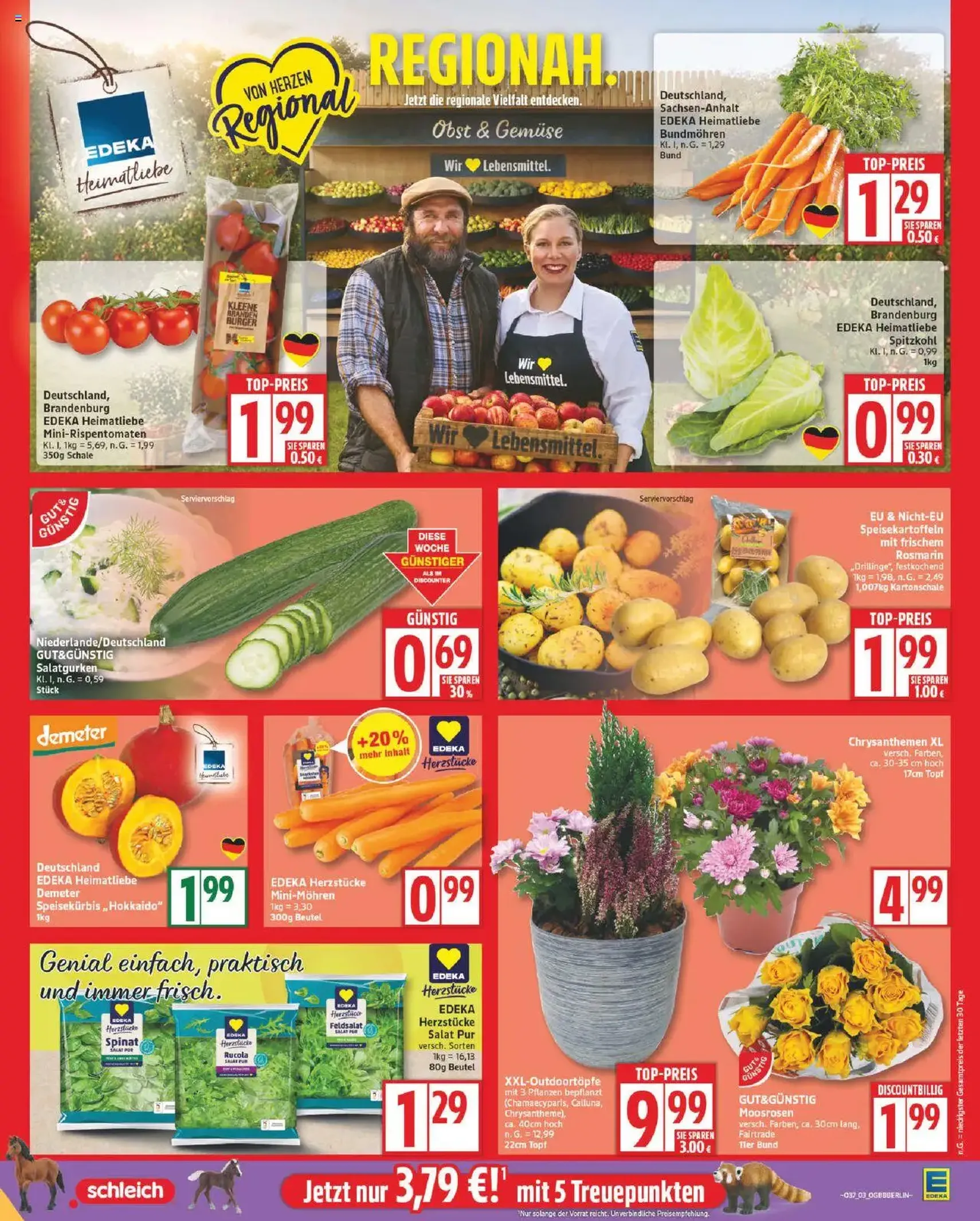 Edeka Prospekt - Gültiger Prospekt ab 08.09.2025, Seite 3 von insgesamt 18 Edeka Prospekt - Gültiger Prospekt ab 08.09.2025, Seite 3 von insgesamt 18