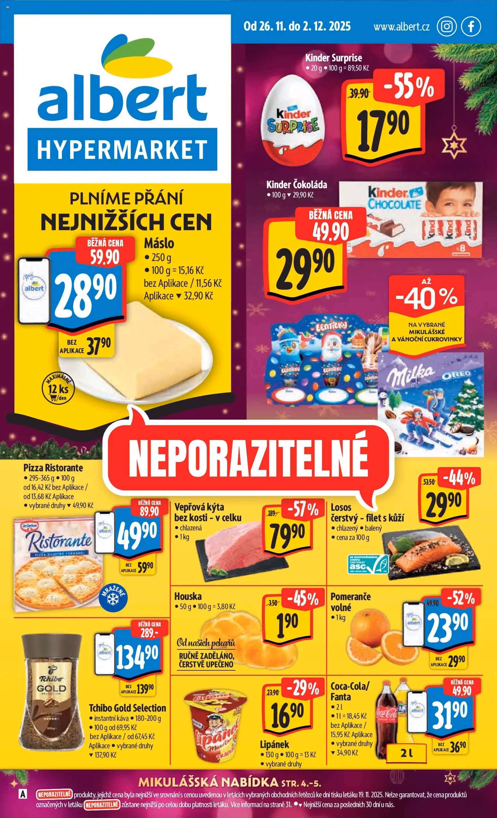 Albert leták - Hypermarket - platný leták od 26.11.2025 strana 1 z 61