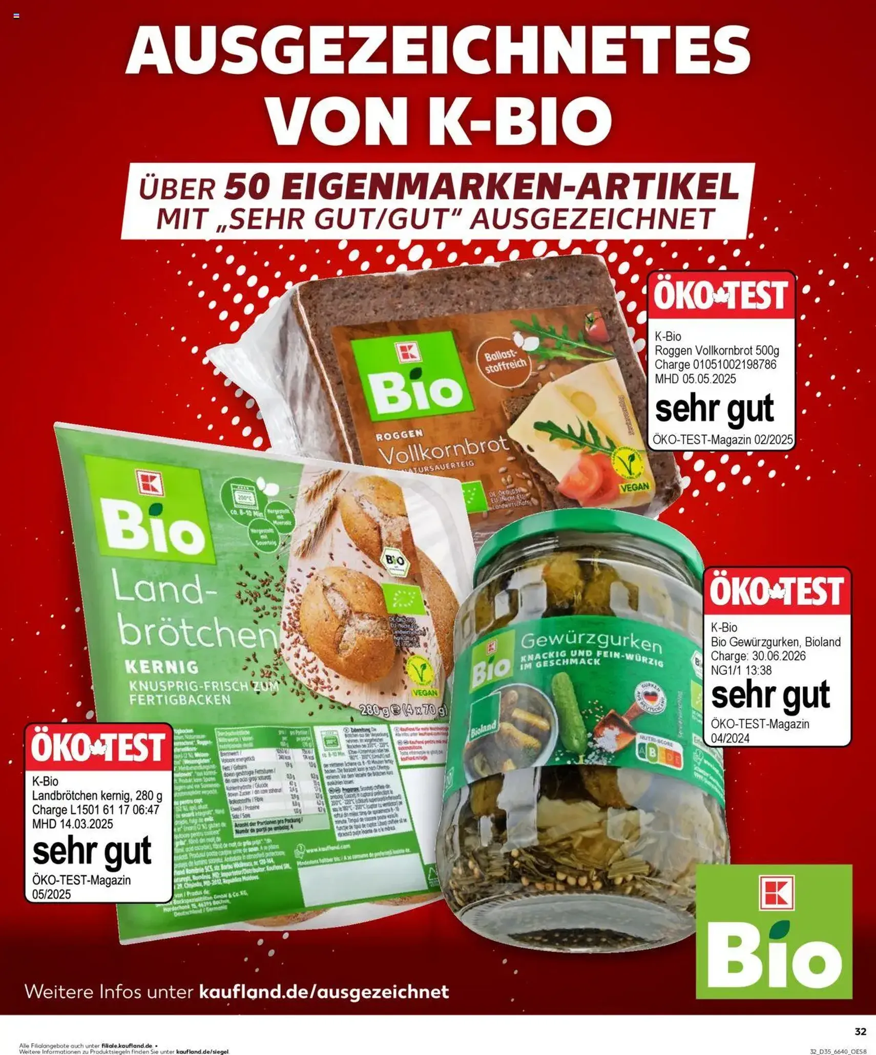 Kaufland Prospekt - Gültiger Prospekt ab 28.08.2025, Seite 32 von insgesamt 32 Kaufland Prospekt - Gültiger Prospekt ab 28.08.2025, Seite 32 von insgesamt 32