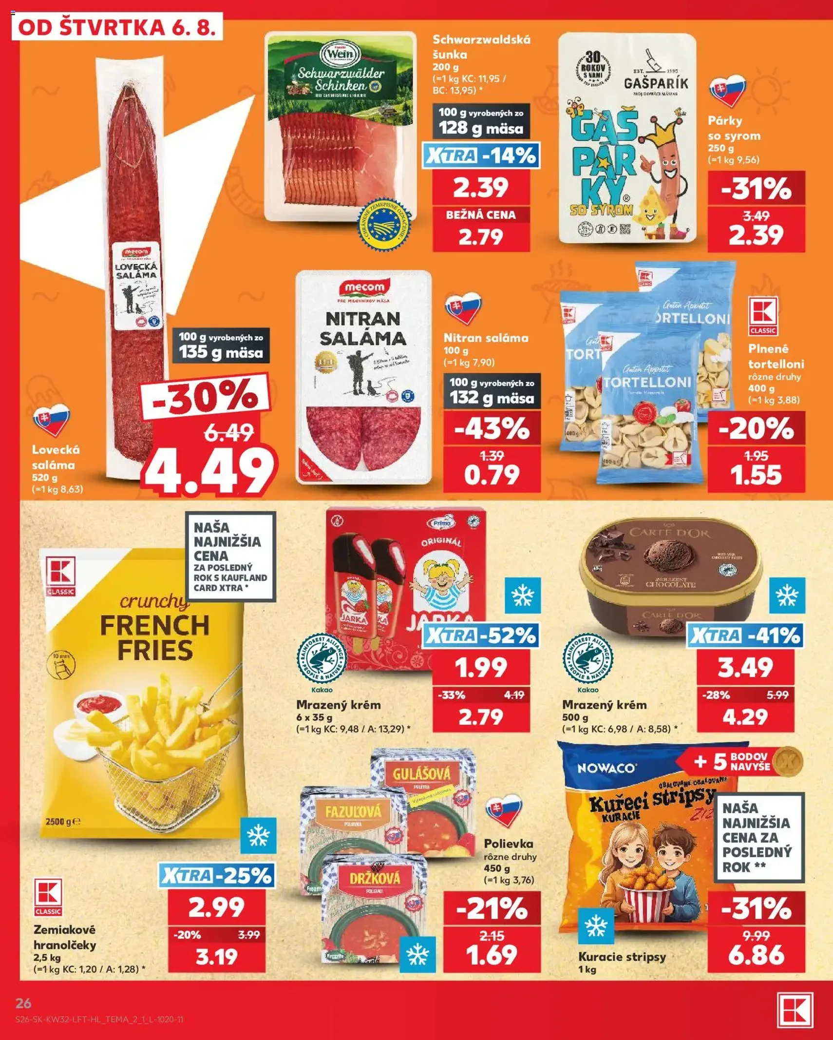 Kaufland SK akciós újság - 2026.08.06. érvényes szórólap 26 oldal 78 oldalból