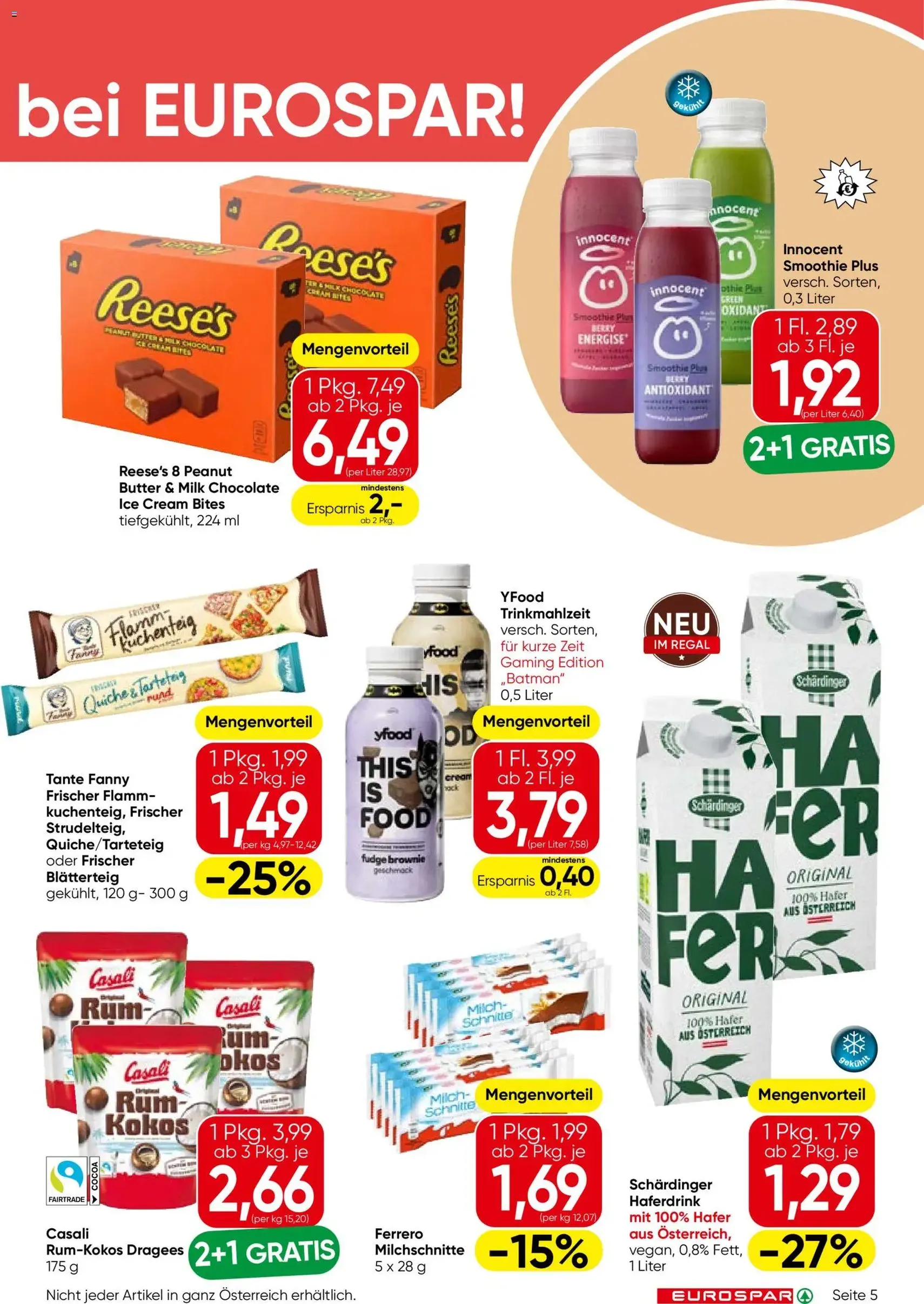 Eurospar Flugblatt - Gültiger Prospekt ab 27.08.2026, Seite 5 von insgesamt 16