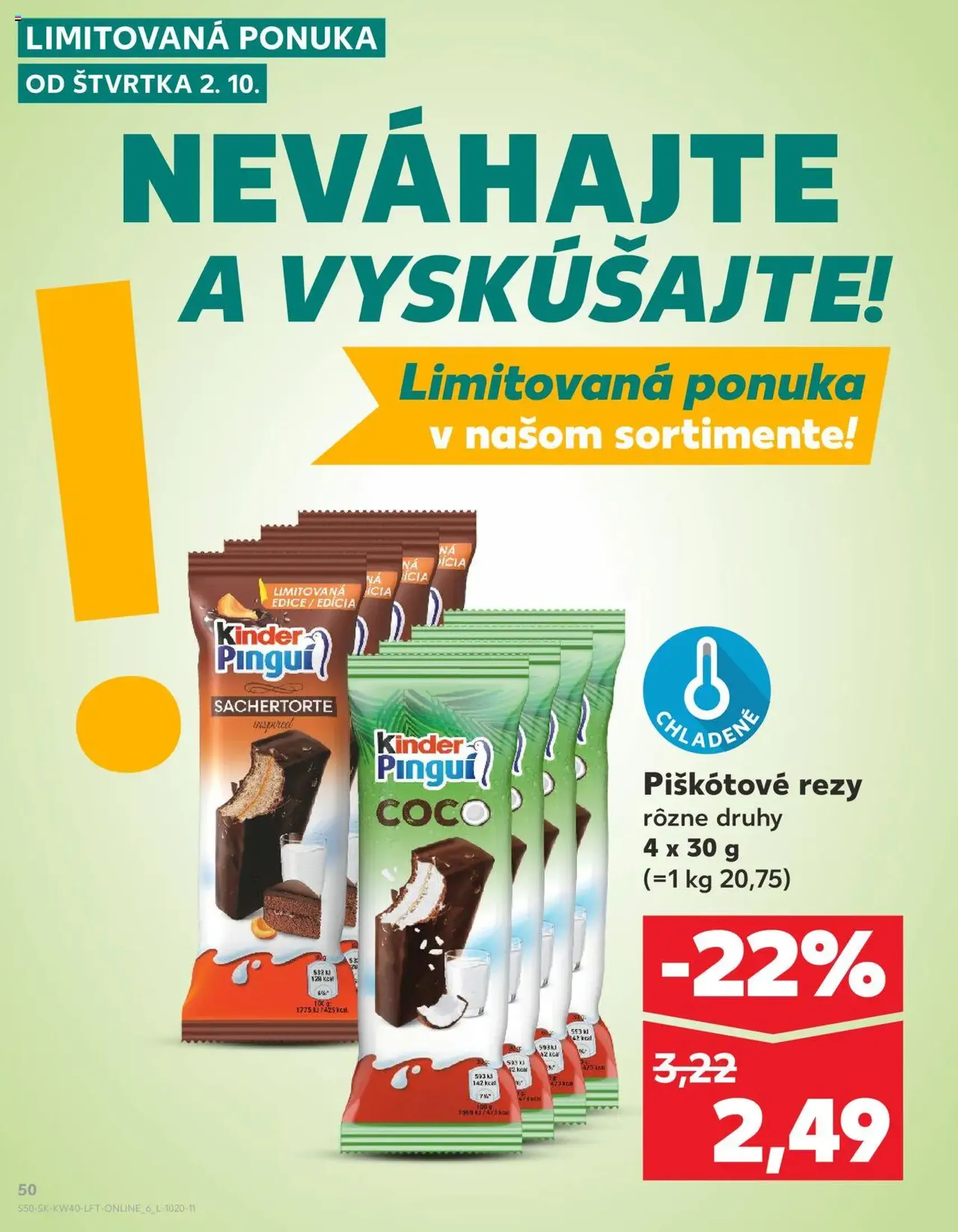 Kaufland Bratislava-Avion - platný leták od 02.10.2025 strana 50 z 78 Kaufland Bratislava-Avion - platný leták od 02.10.2025 strana 50 z 78