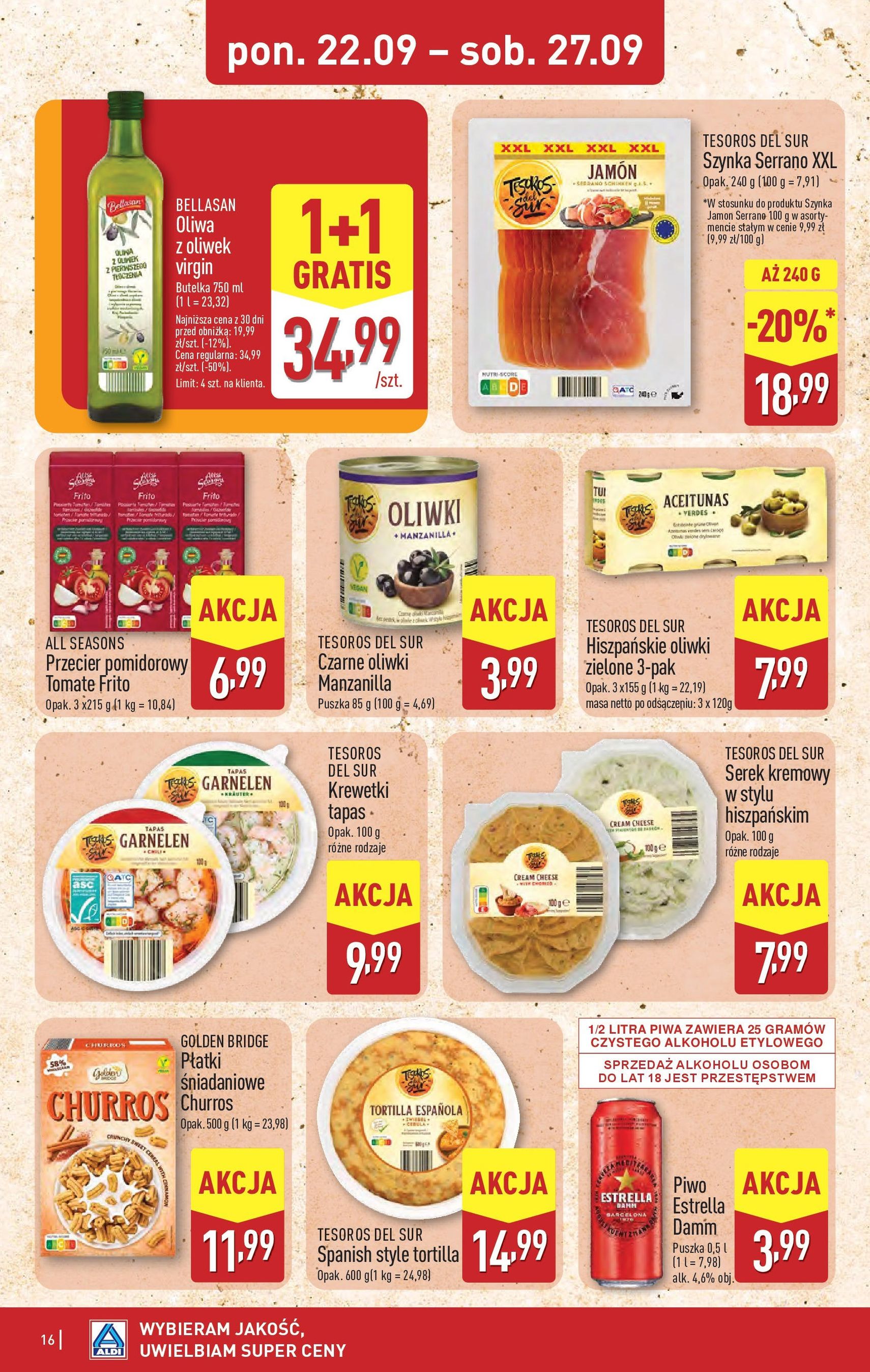 Aldi Gazetka - ważny gazetka od 22.09.2025 strona 16 z 41 Aldi Gazetka - ważny gazetka od 22.09.2025 strona 16 z 41