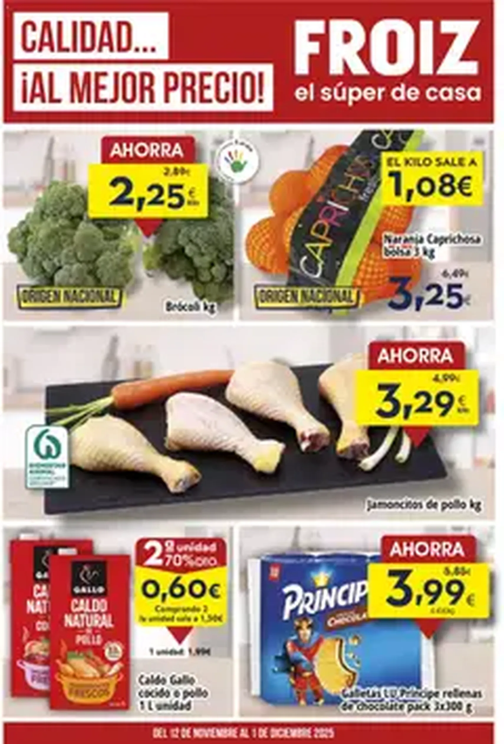 Froiz folleto - folleto válido desde 12/11/2025 página 1 de 1