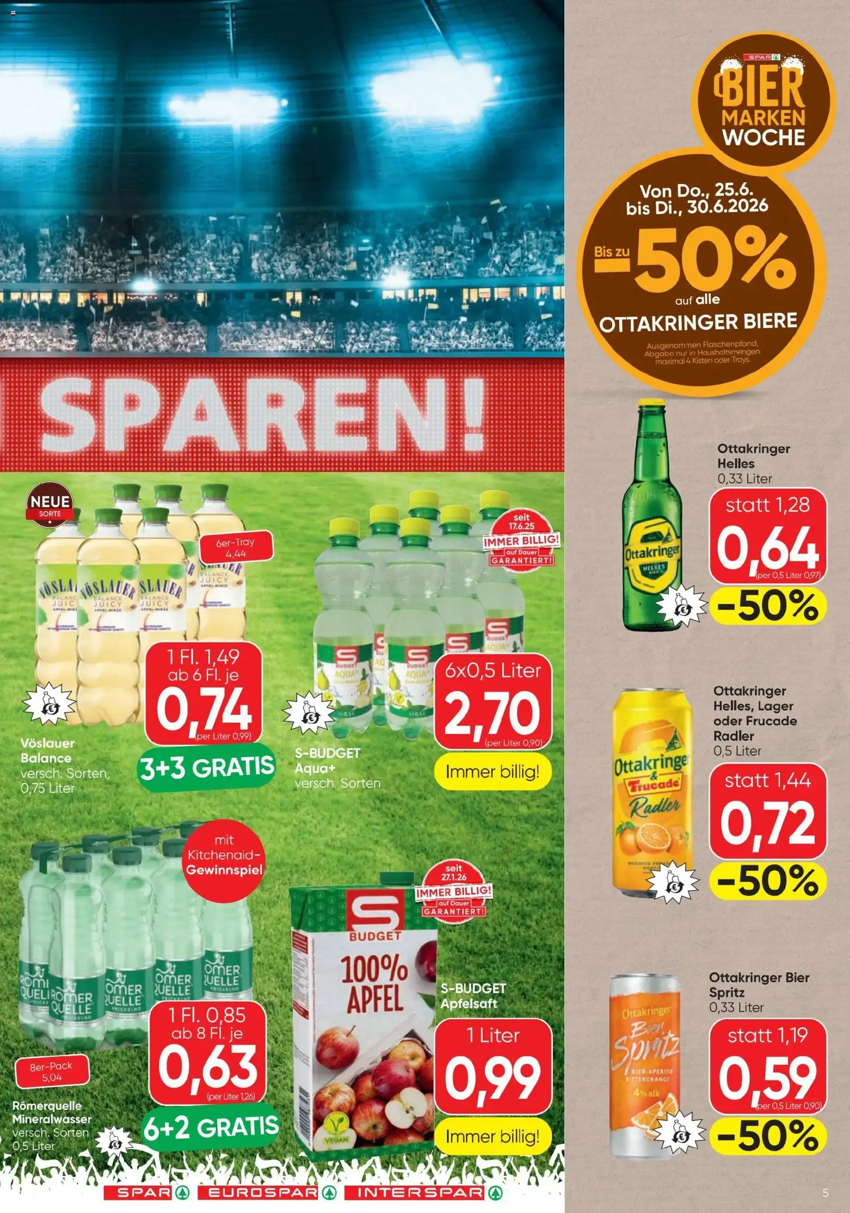Spar - Flugblatt - Gültiger Prospekt ab 25.06.2026, Seite 5 von insgesamt 12