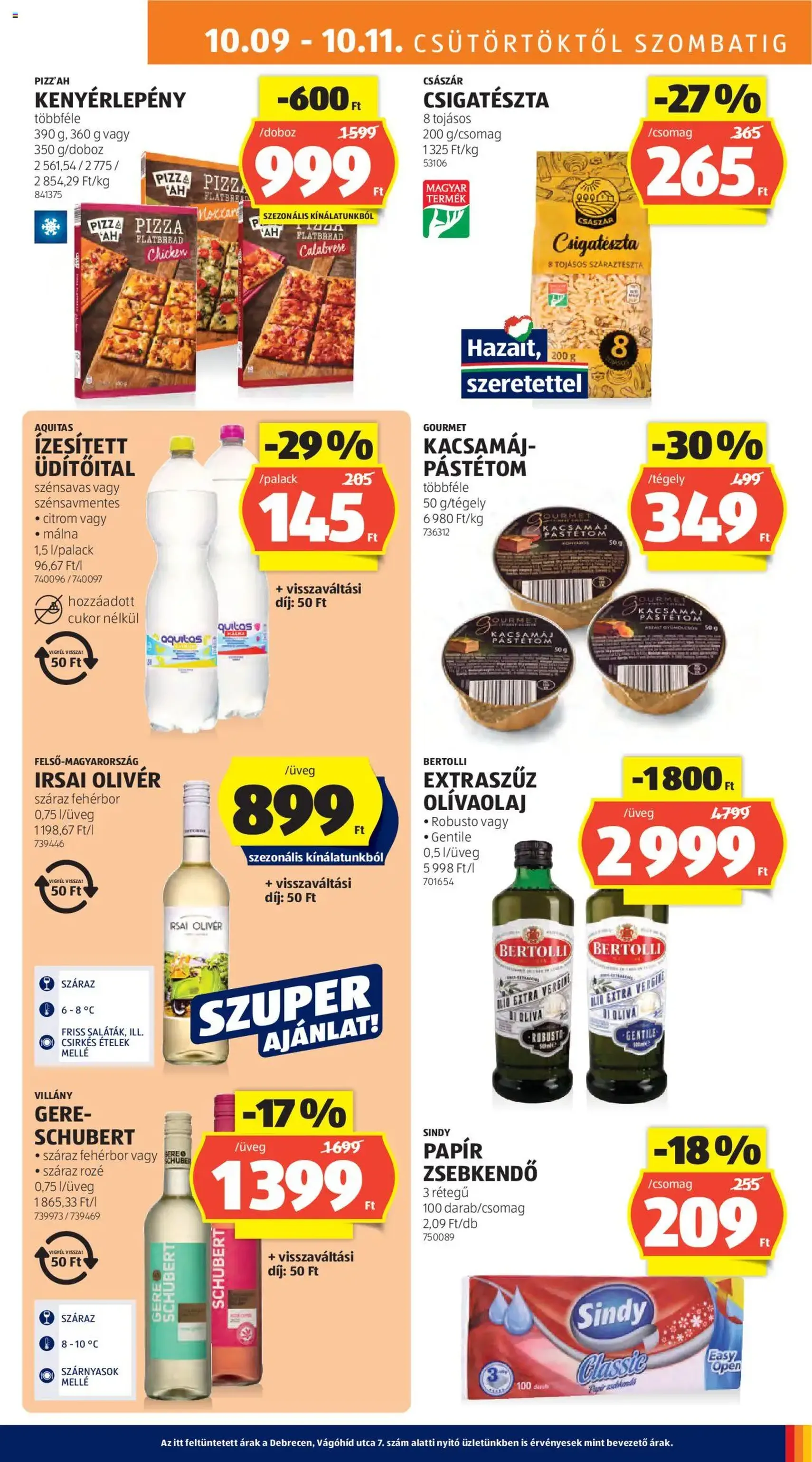 Aldi Akciós újság - 2025.10.09. érvényes szórólap 13 oldal 48 oldalból Aldi Akciós újság - 2025.10.09. érvényes szórólap 13 oldal 48 oldalból