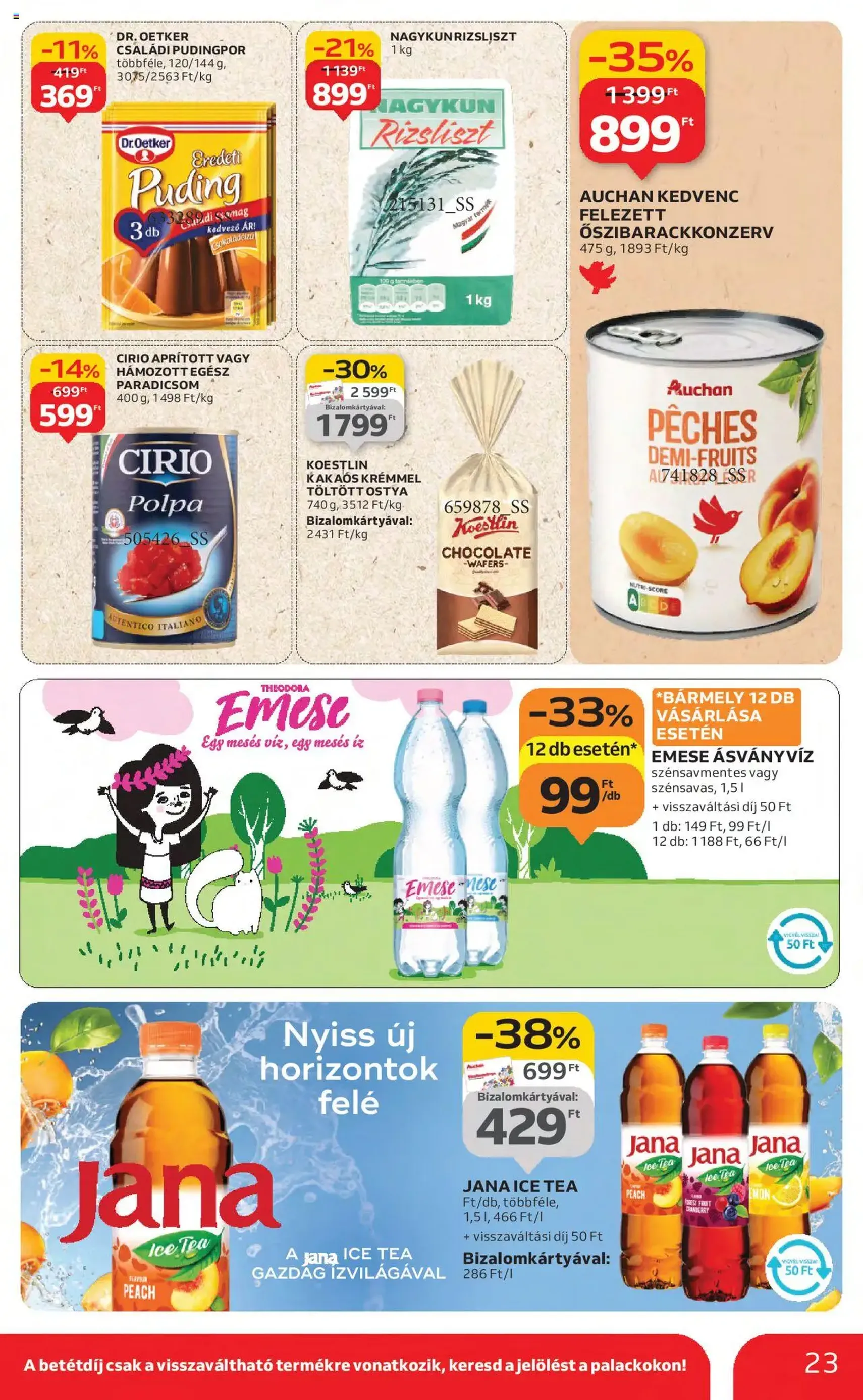 Auchan Akciós újság - 2025.08.21. érvényes szórólap 23 oldal 42 oldalból