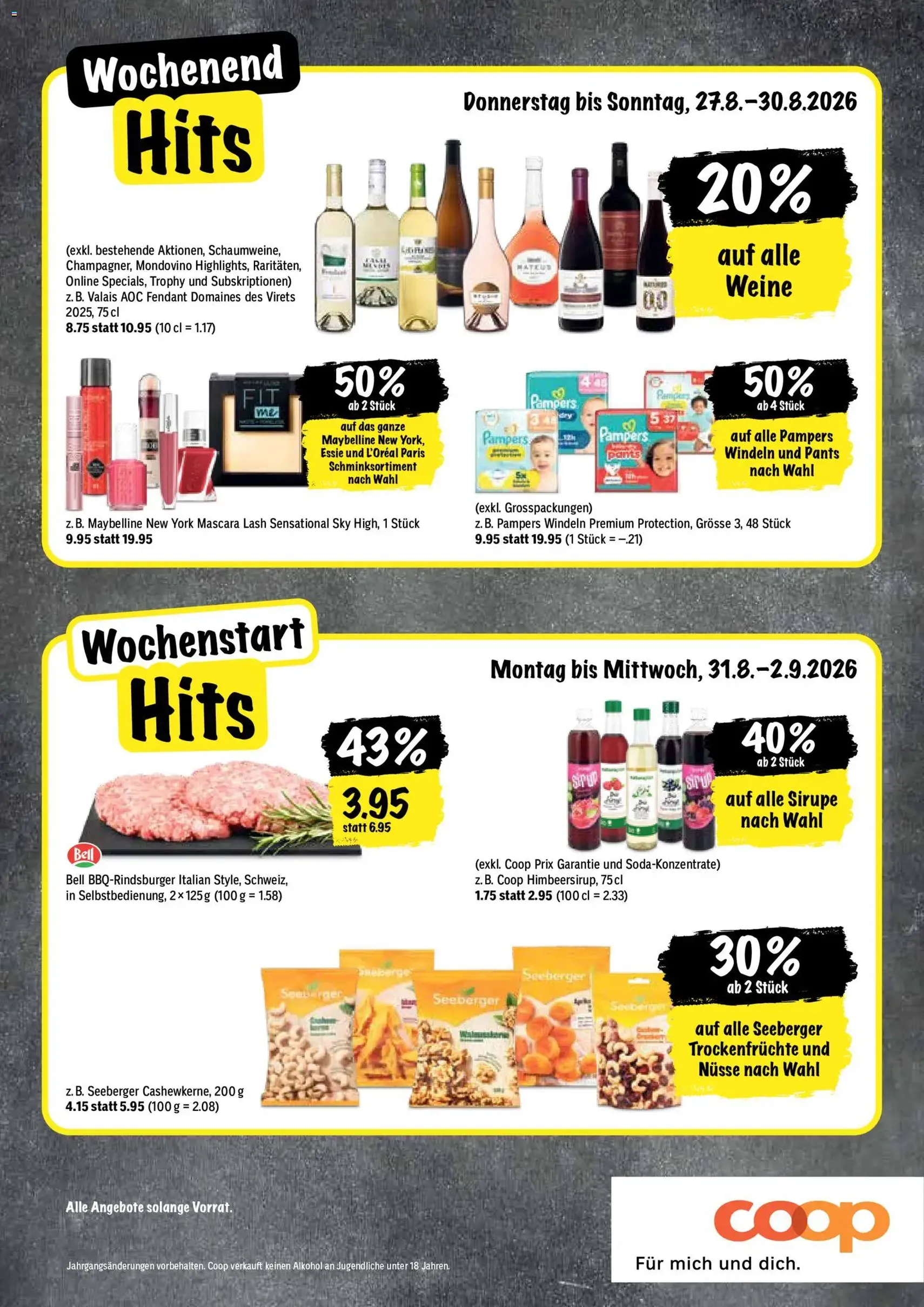 Coop aktionen - Gültiger Prospekt ab 27.08.2026, Seite 20 von insgesamt 24