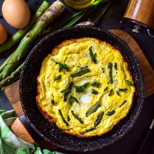 Anteprima ricetta Omelette agli asparagi