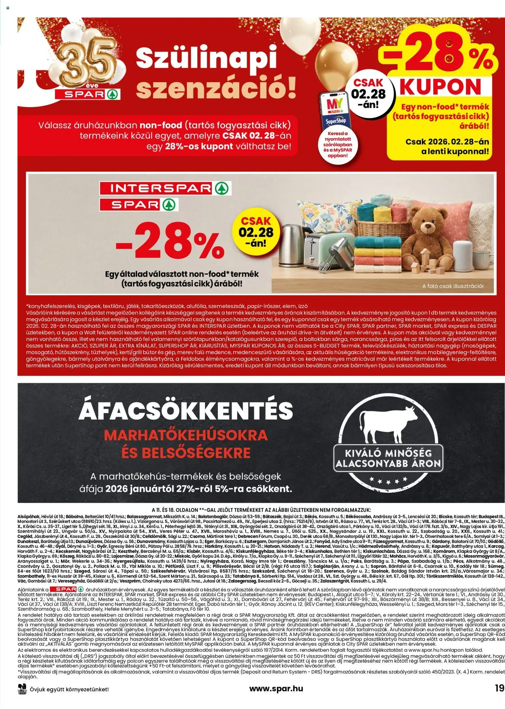 Spar Akciós újság - 2026.02.26. érvényes szórólap 19 oldal 20 oldalból