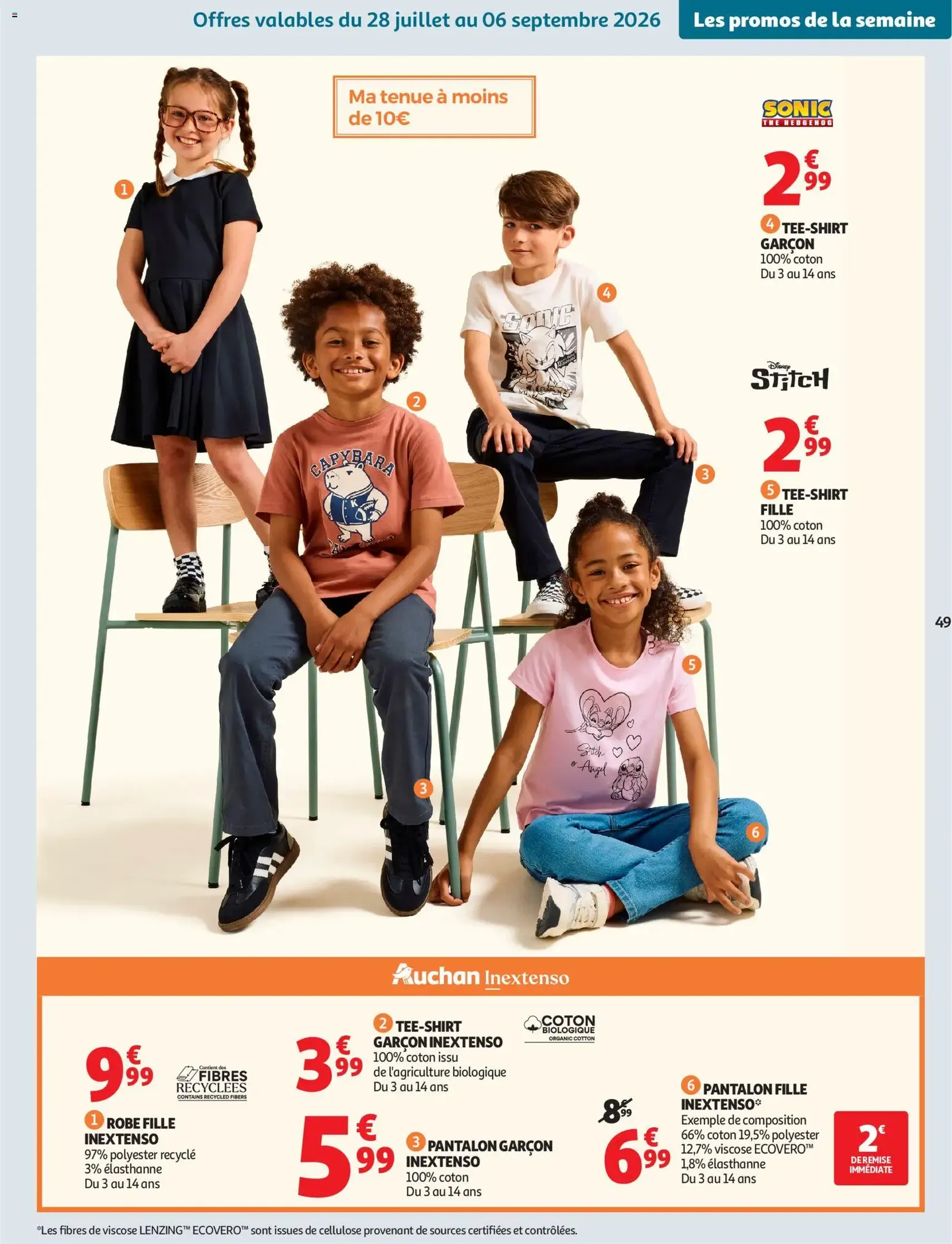 Auchan folder / publicité - geldige folder vanaf 28/07/2026 pagina 49 van 54