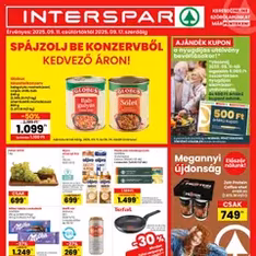 Interspar Akciós újság - szórólap előnézete érvényes 2025.09.11. -tól