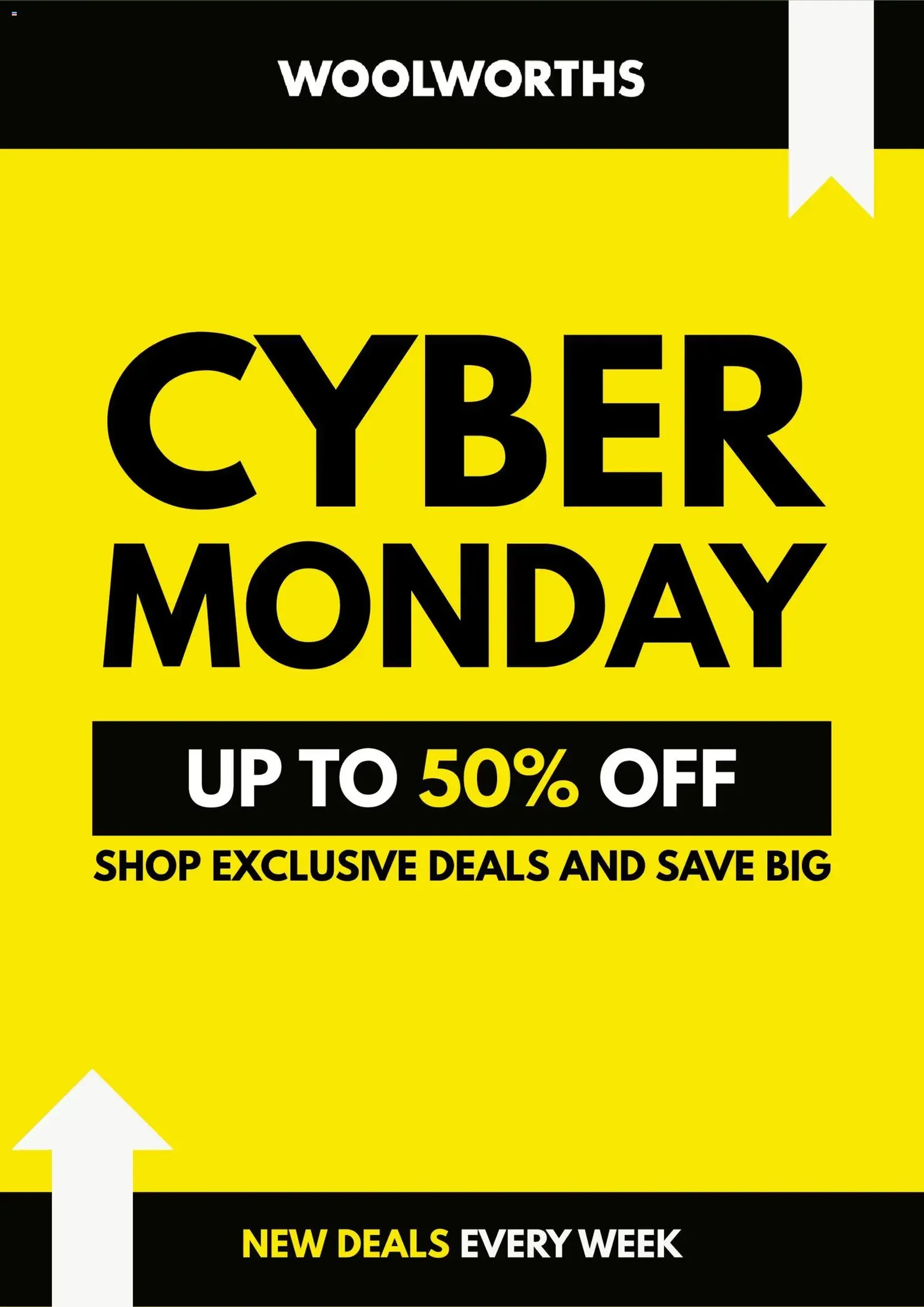 Woolworths Cyber Monday - valid flyer from 01/12/2025, page 1 of 12