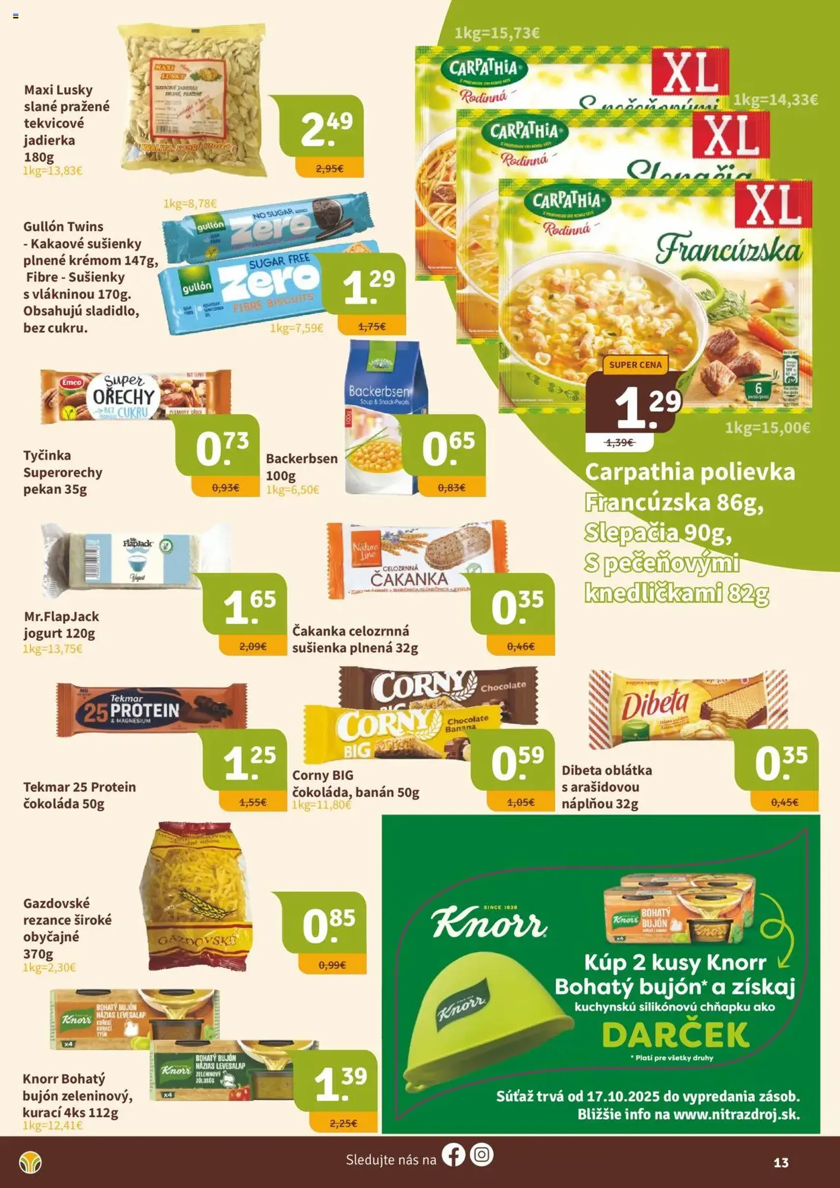 Nitrazdroj leták - platný leták od 17.10.2025 strana 13 z 16 Nitrazdroj leták - platný leták od 17.10.2025 strana 13 z 16
