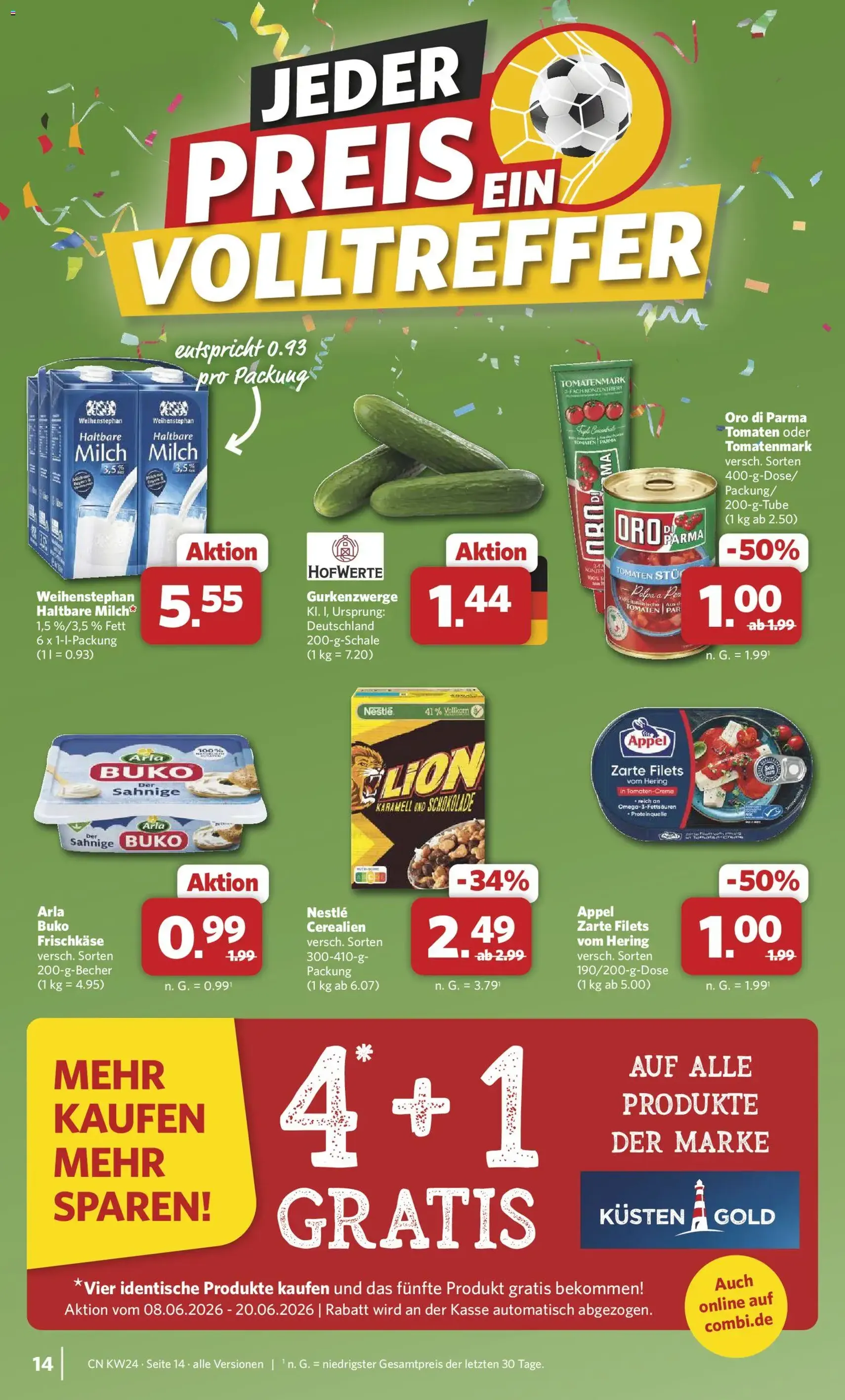 Combi Prospekt - Gültiger Prospekt ab 08.06.2026, Seite 14 von insgesamt 36