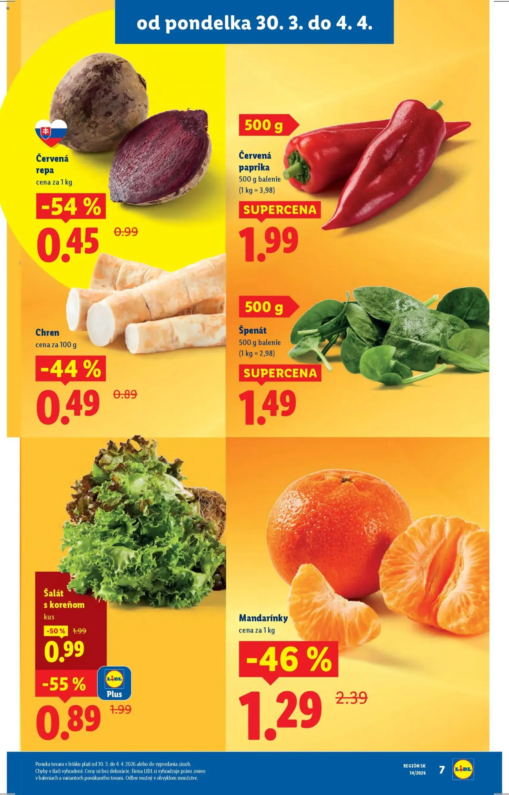 Lidl leták - platný leták od 30.03.2026 strana 7 z 107