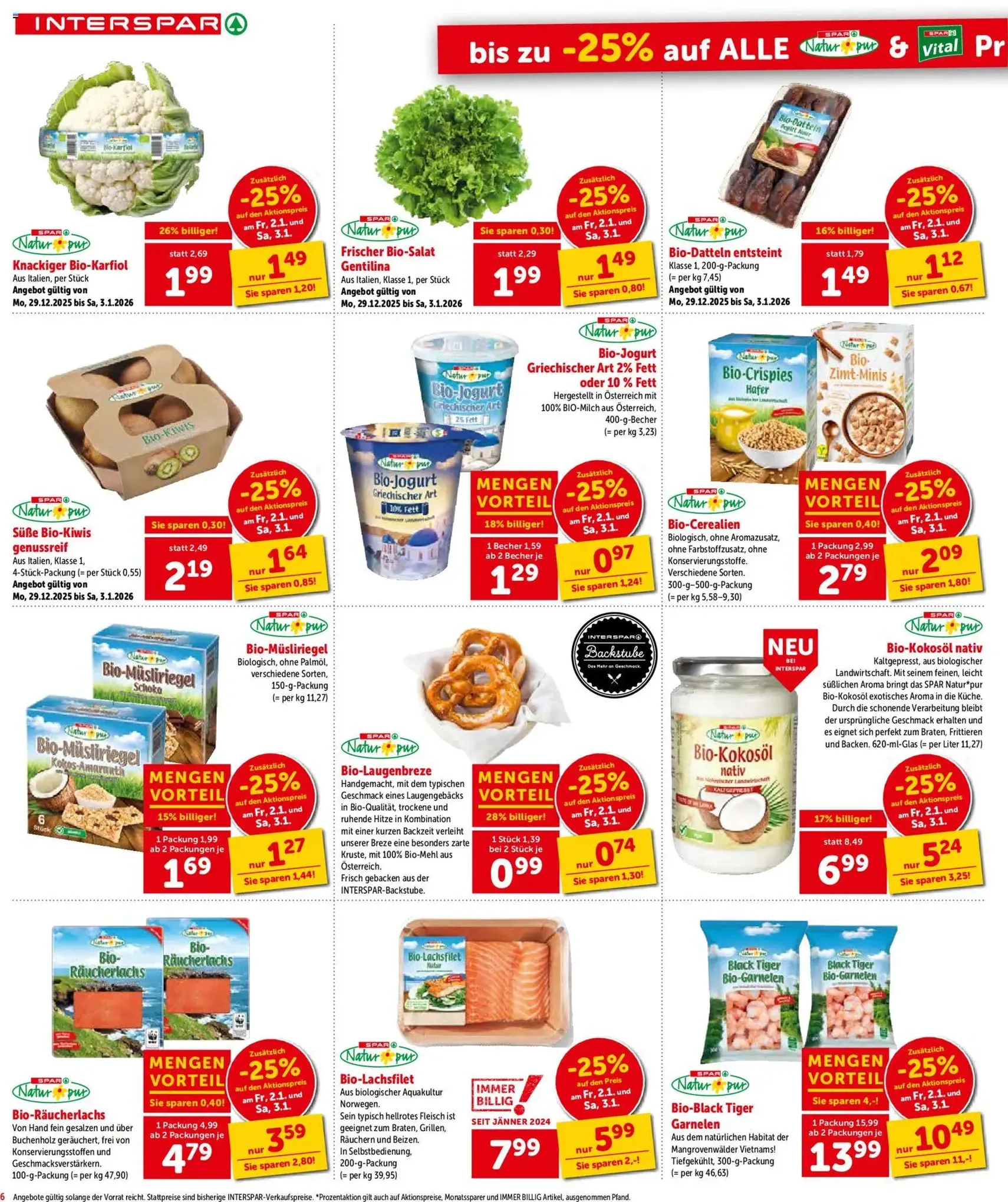 Interspar Flugblatt - Gültiger Prospekt ab 02.01.2026, Seite 6 von insgesamt 24