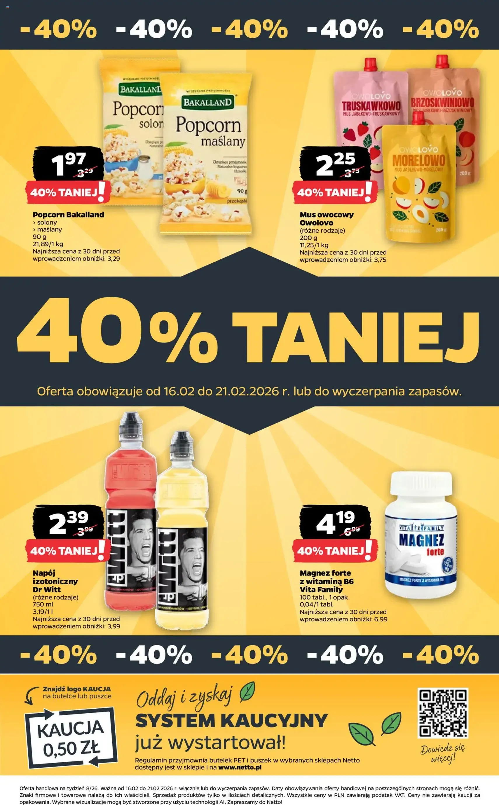 Netto gazetka - Spożywcza - ważny gazetka od 16.02.2026 strona 32 z 33