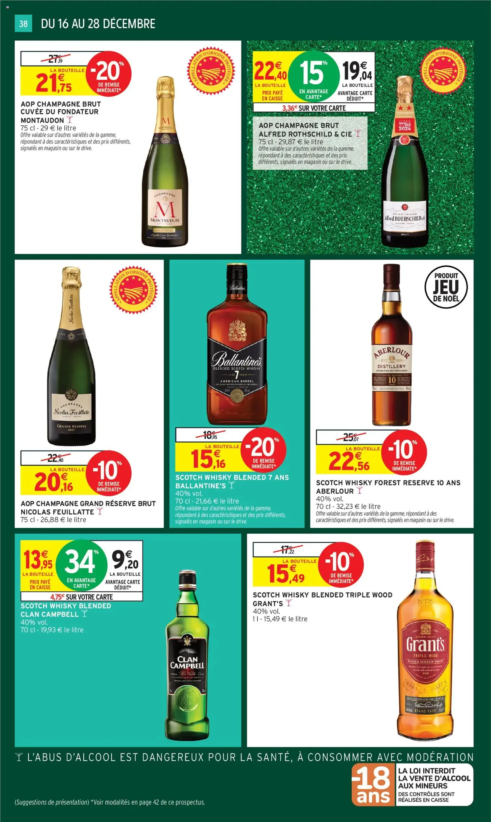 Intermarché catalogue semaine 51 - brochure valable à partir du 16/12/2025, page 38 sur 48