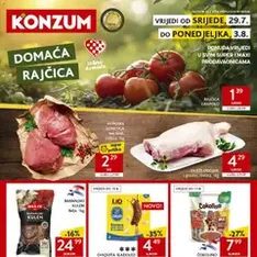 Konzum HR akciós újság - szórólap előnézete érvényes 2026.07.29. -tól