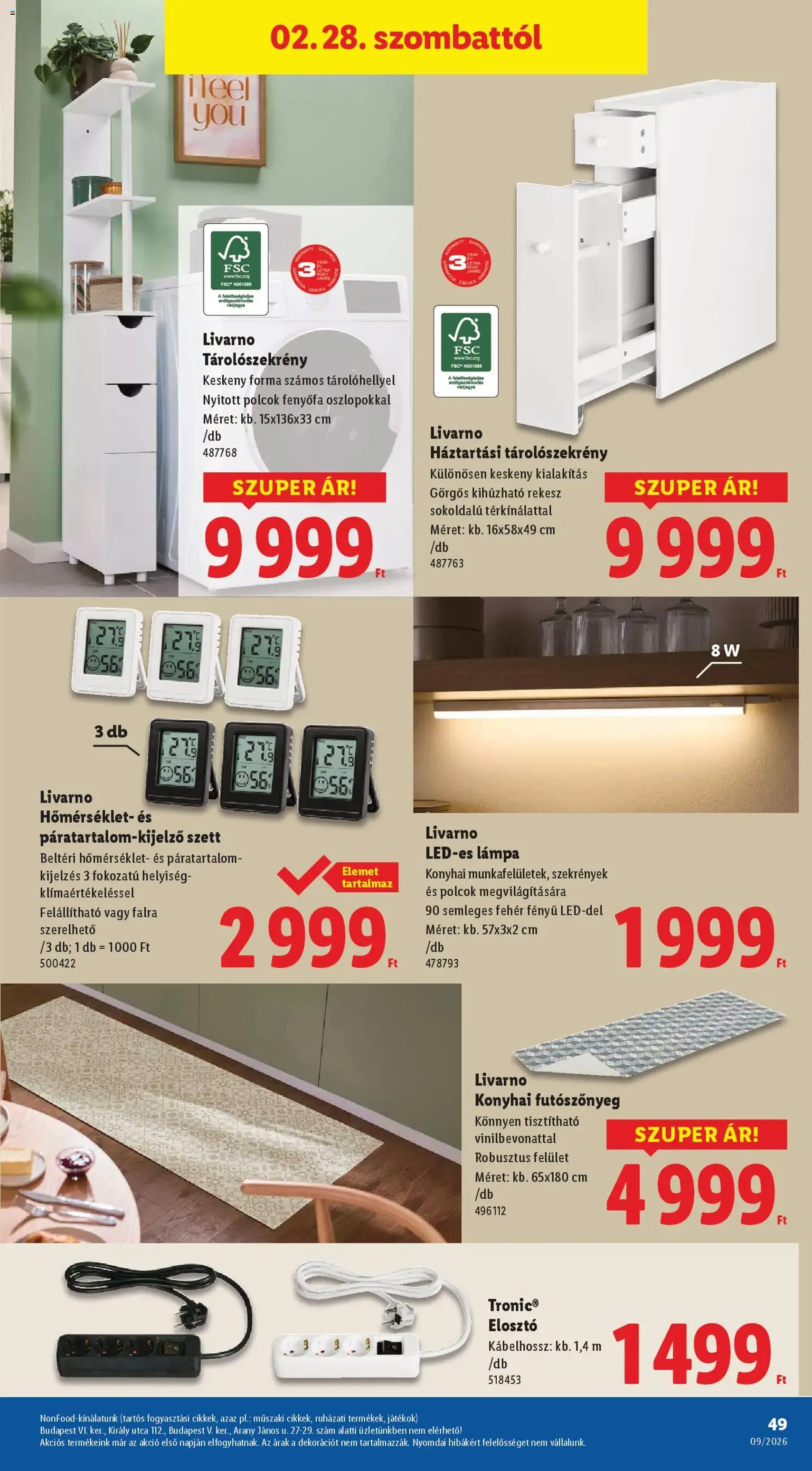 Lidl Akciós újság - 2026.02.26. érvényes szórólap 49 oldal 80 oldalból