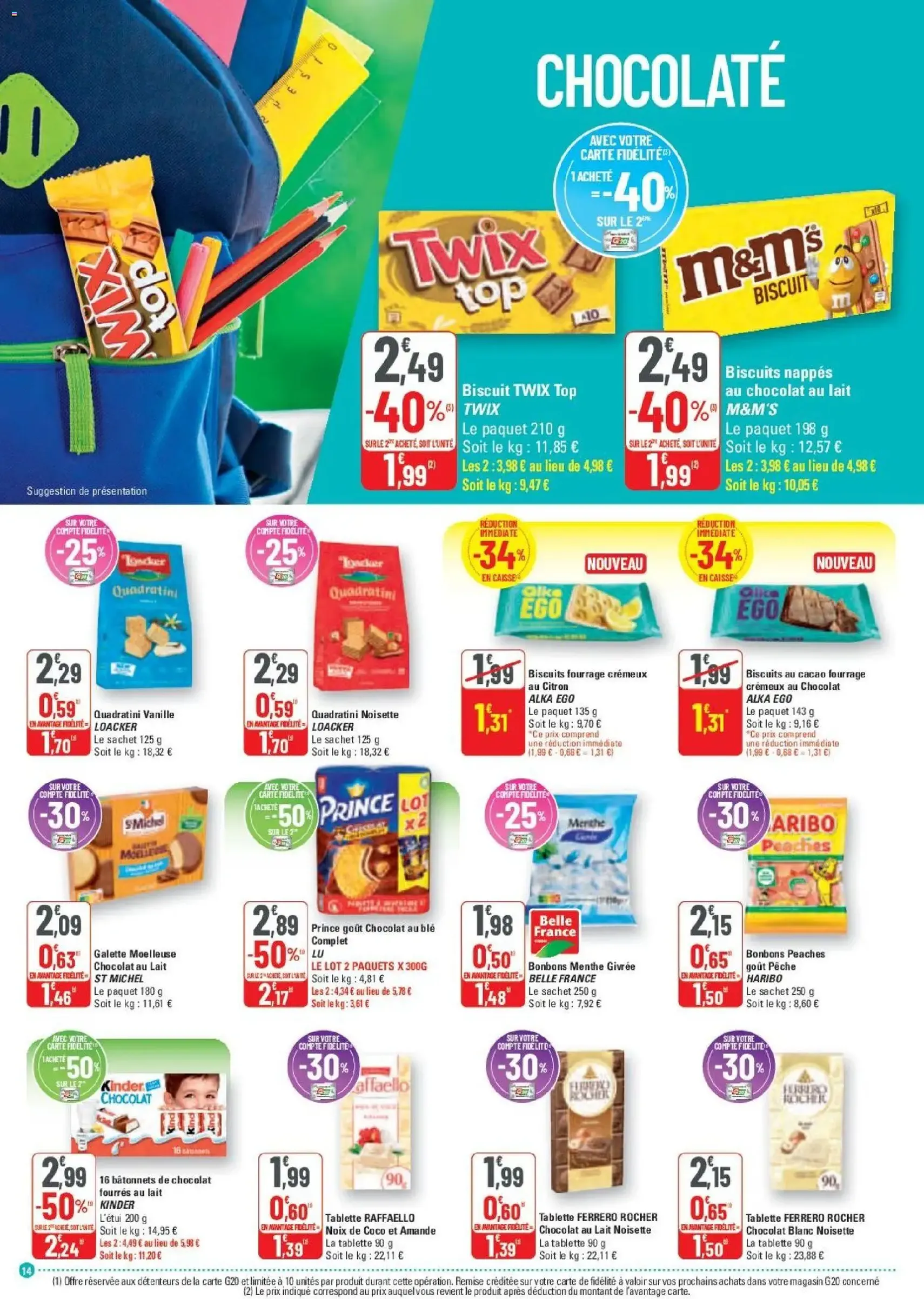 G20 Supermarchés catalogue - brochure valable à partir du 19/11/2025, page 14 sur 20