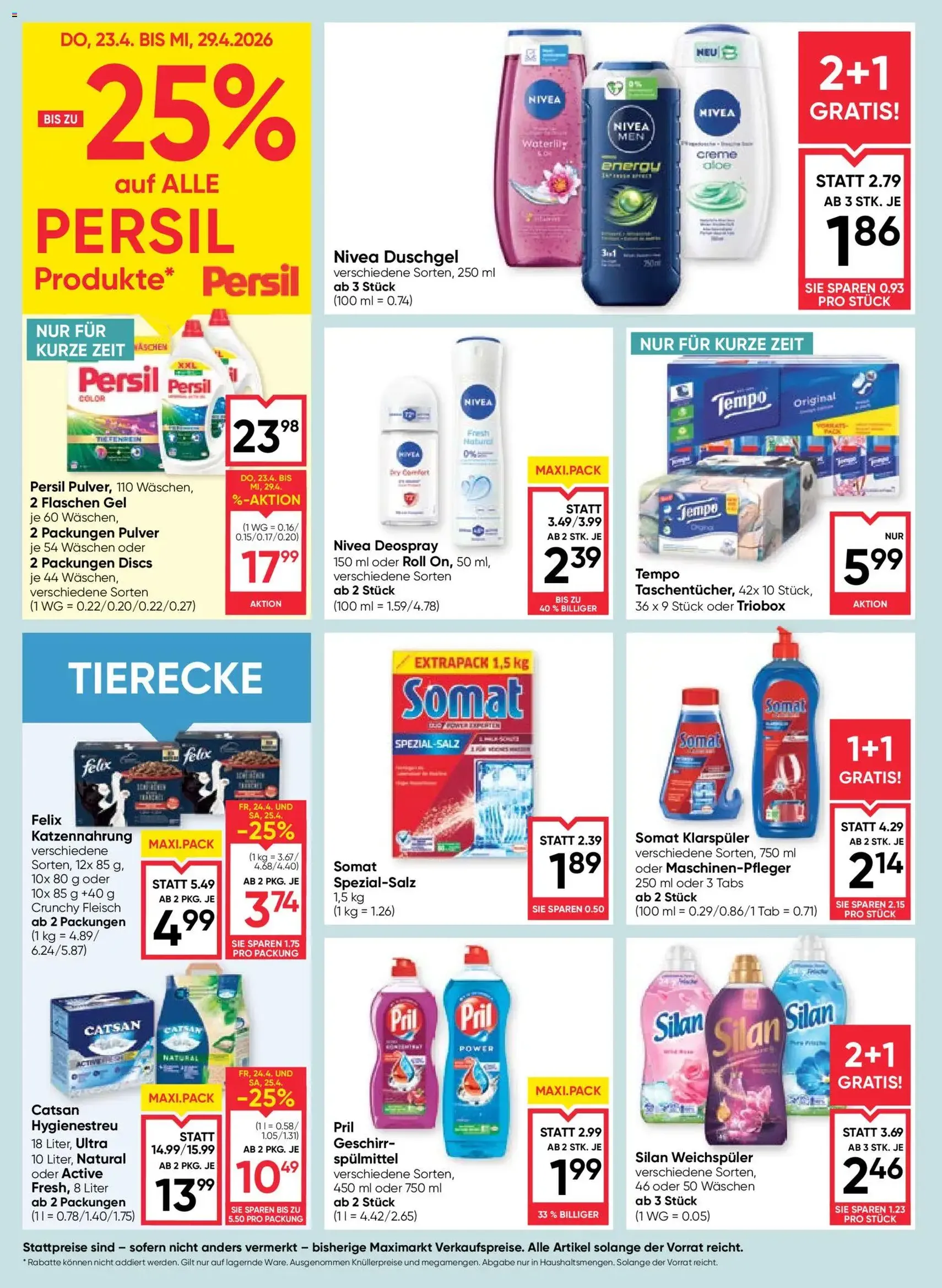 Maximarkt Flugblatt - Gültiger Prospekt ab 23.04.2026, Seite 16 von insgesamt 24