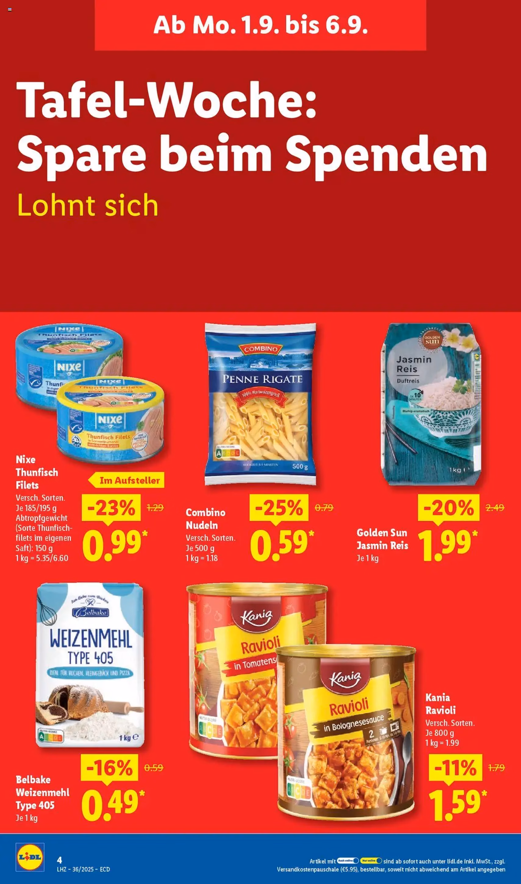 Lidl Prospekt - Gültiger Prospekt ab 01.09.2025, Seite 8 von insgesamt 72 Lidl Prospekt - Gültiger Prospekt ab 01.09.2025, Seite 8 von insgesamt 72