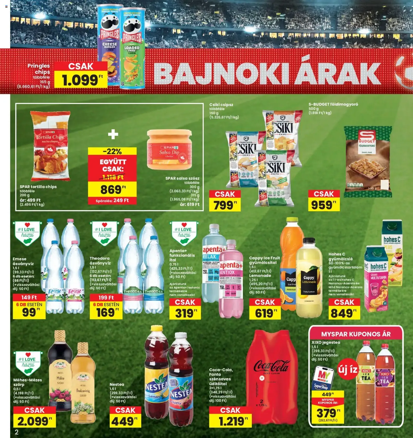 Interspar akciós újság - 2026.05.28. érvényes szórólap 2 oldal 21 oldalból