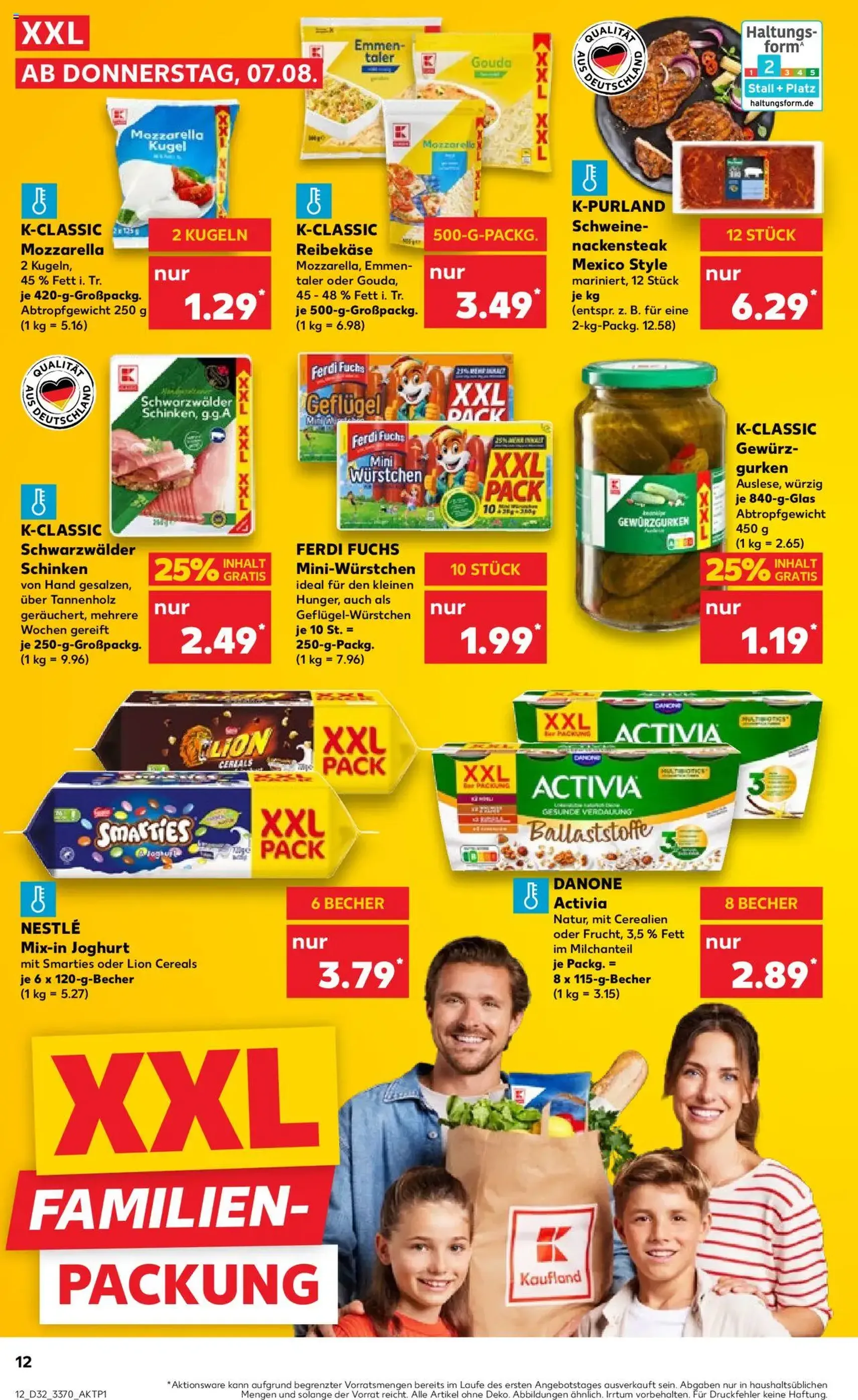 Kaufland Prospekt - Gültiger Prospekt ab 07.08.2025, Seite 12 von insgesamt 60 Kaufland Prospekt - Gültiger Prospekt ab 07.08.2025, Seite 12 von insgesamt 60