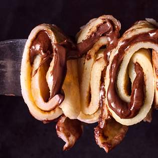 Recipe preview Chocolate-Hazelnut Crêpe with Banana