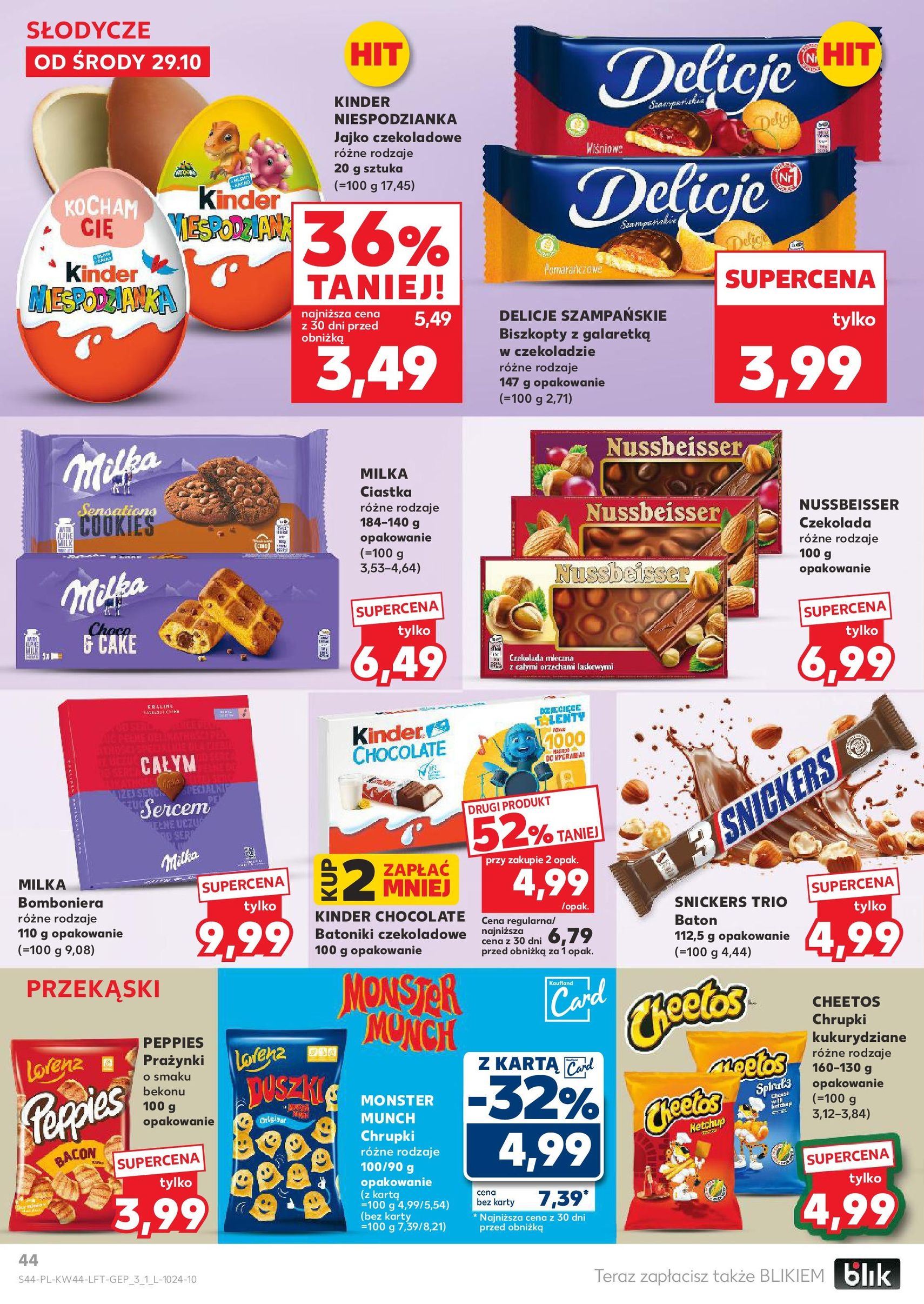 Kaufland gazetka - ważny gazetka od 29.10.2025 strona 44 z 63 Kaufland gazetka - ważny gazetka od 29.10.2025 strona 44 z 63