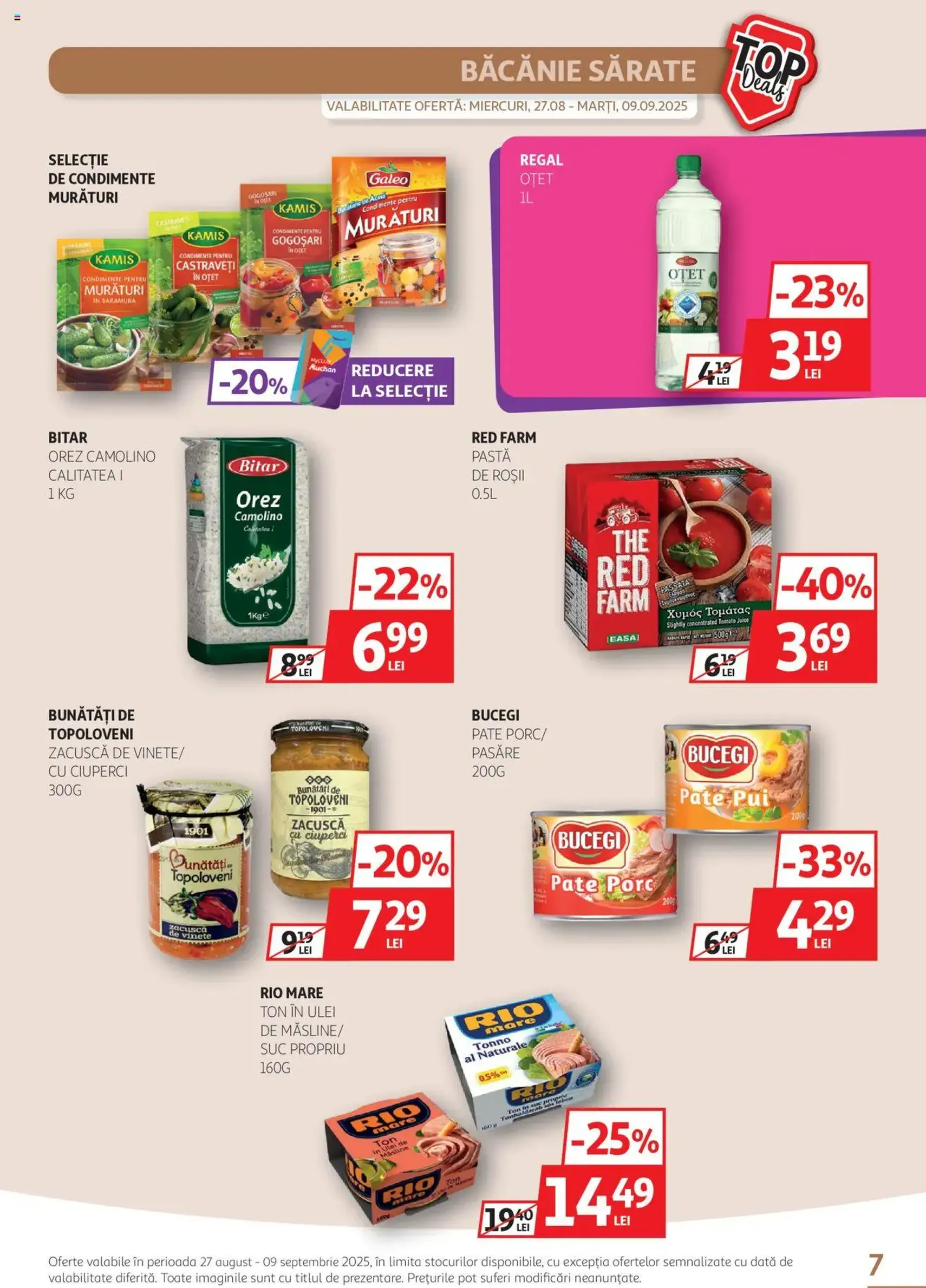 Catalog Auchan - cataloage valabile începând cu 27.08.2025 pagina 7 din 28 Catalog Auchan - cataloage valabile începând cu 27.08.2025 pagina 7 din 28