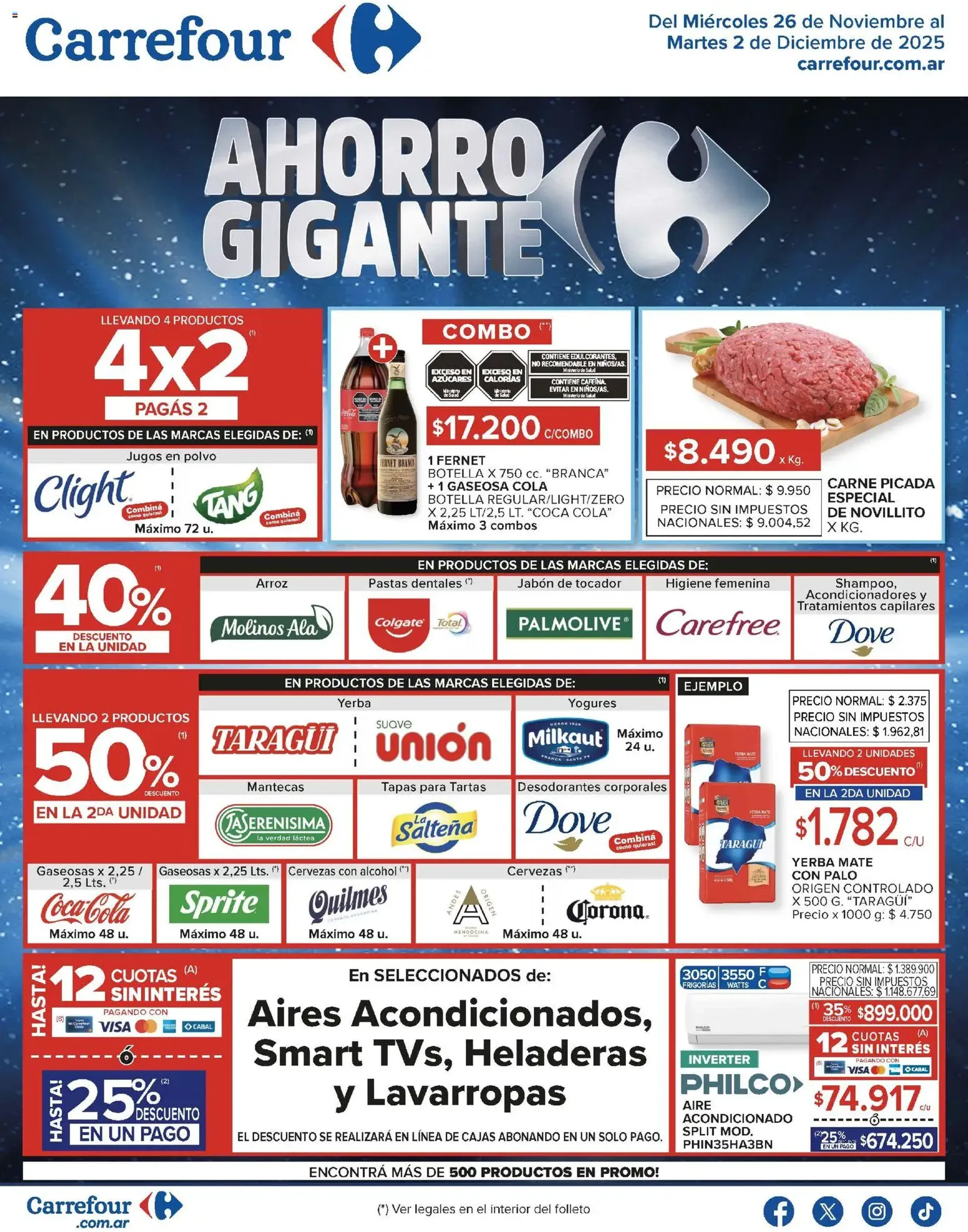 Carrefour ofertas - folleto válido desde 26/11/2025 página 1 de 38