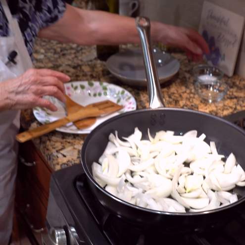 Fegato alla veneziana - procedimento 1