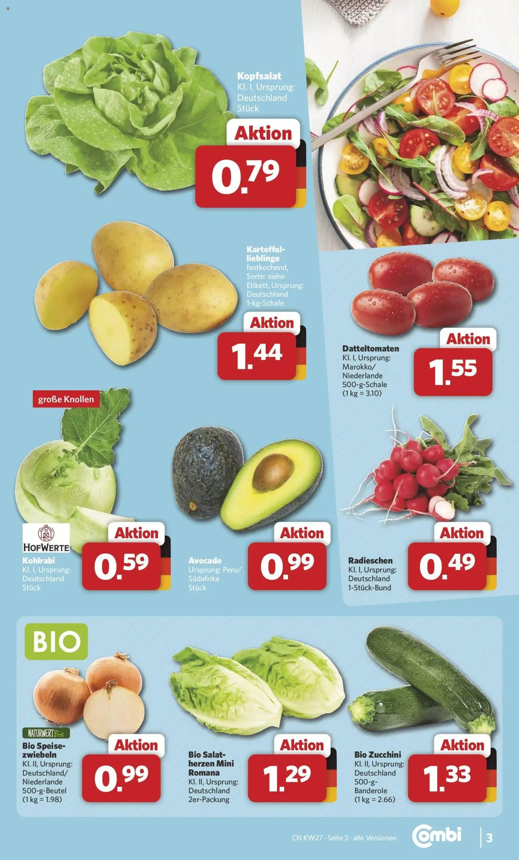Combi Prospekt - Gültiger Prospekt ab 29.06.2026, Seite 3 von insgesamt 35